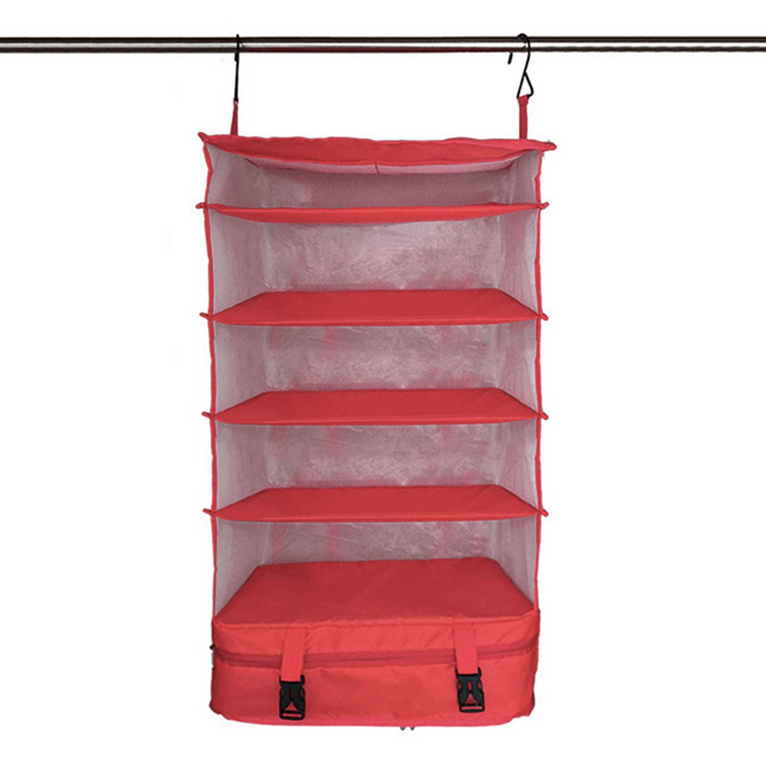 3/5/7-Layer Hanging Organizer - Foldable Mesh Storage Bag 16