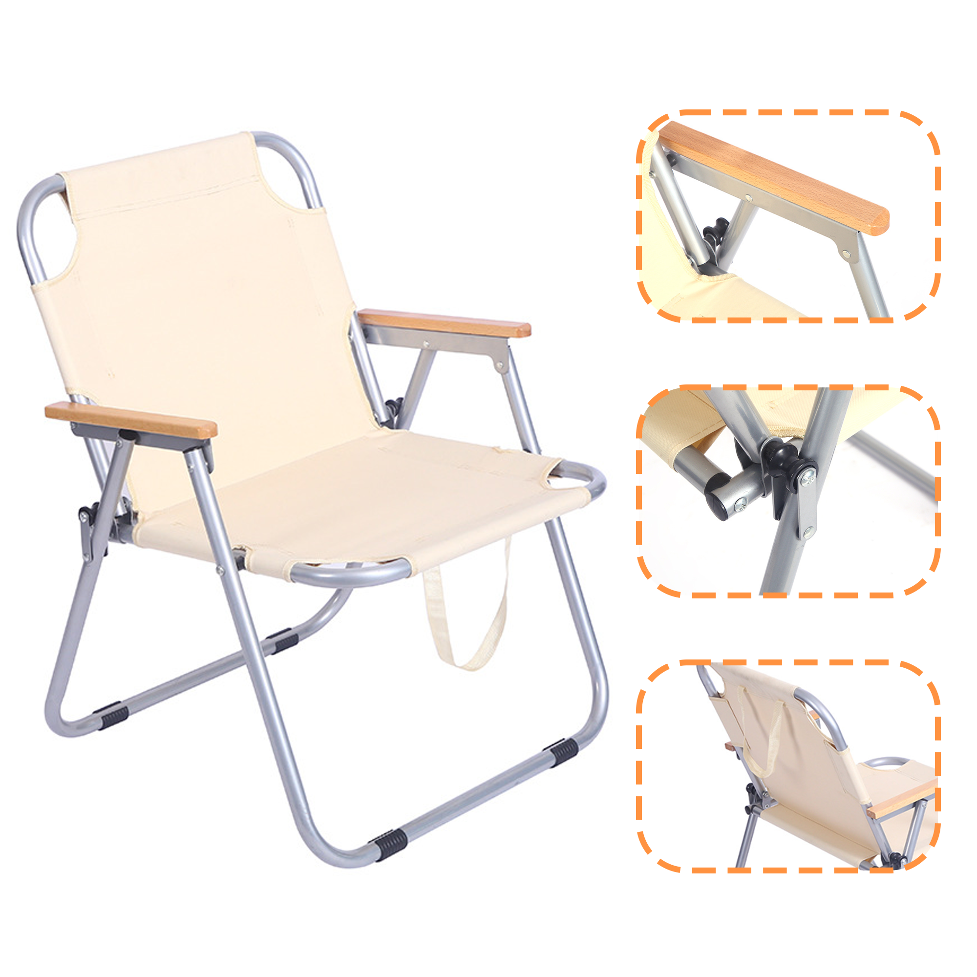 Customizable Foldable Lightweight Camping Chair 4