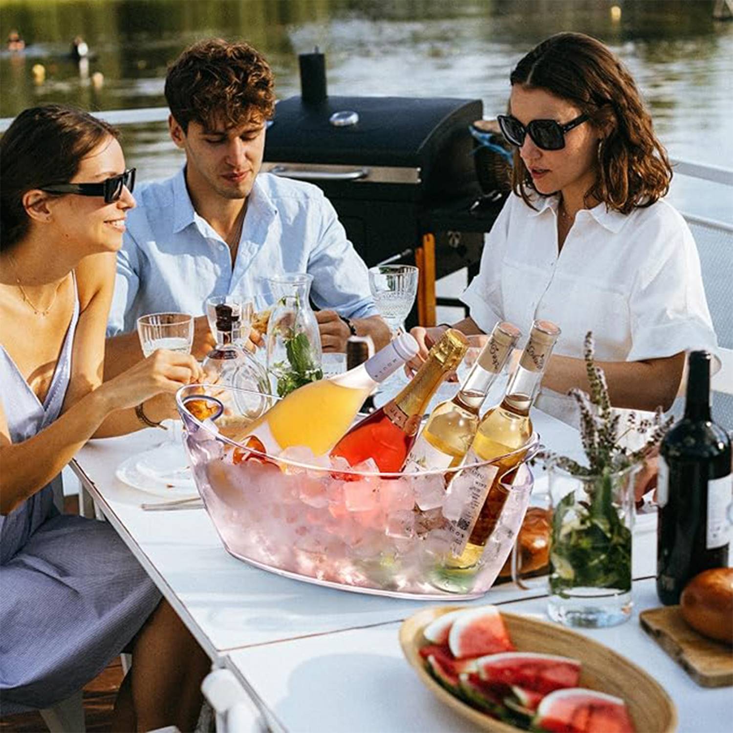 Ship Shaped Champagne Wine Bucket 7