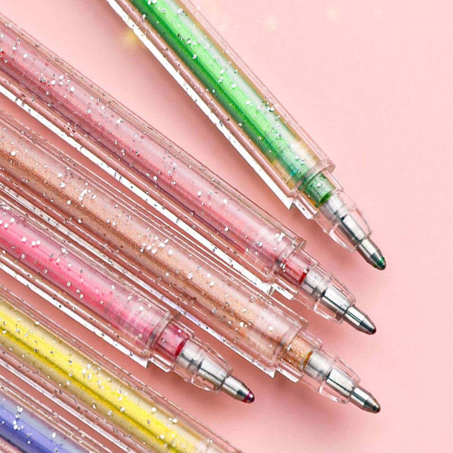 18PCS Glitter Gel Pens Sparkling Ink 2