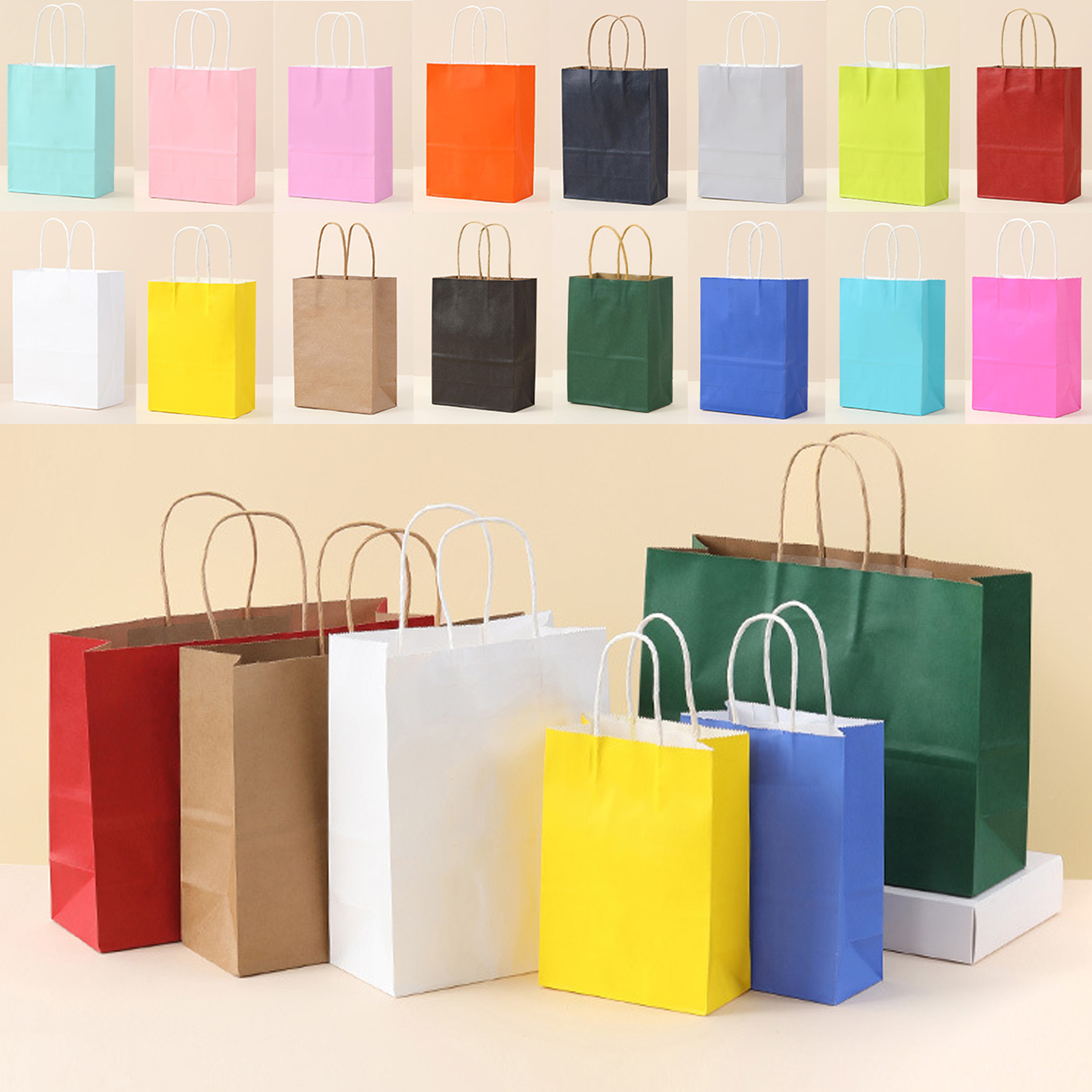 Kraft Paper Gift Bags 1