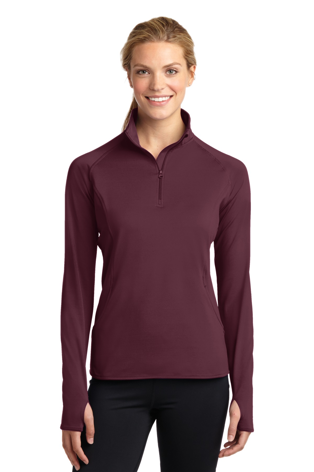 Sport-Tek® Women's Sport-Wick Stretch 1/4-Zip Pullover 87