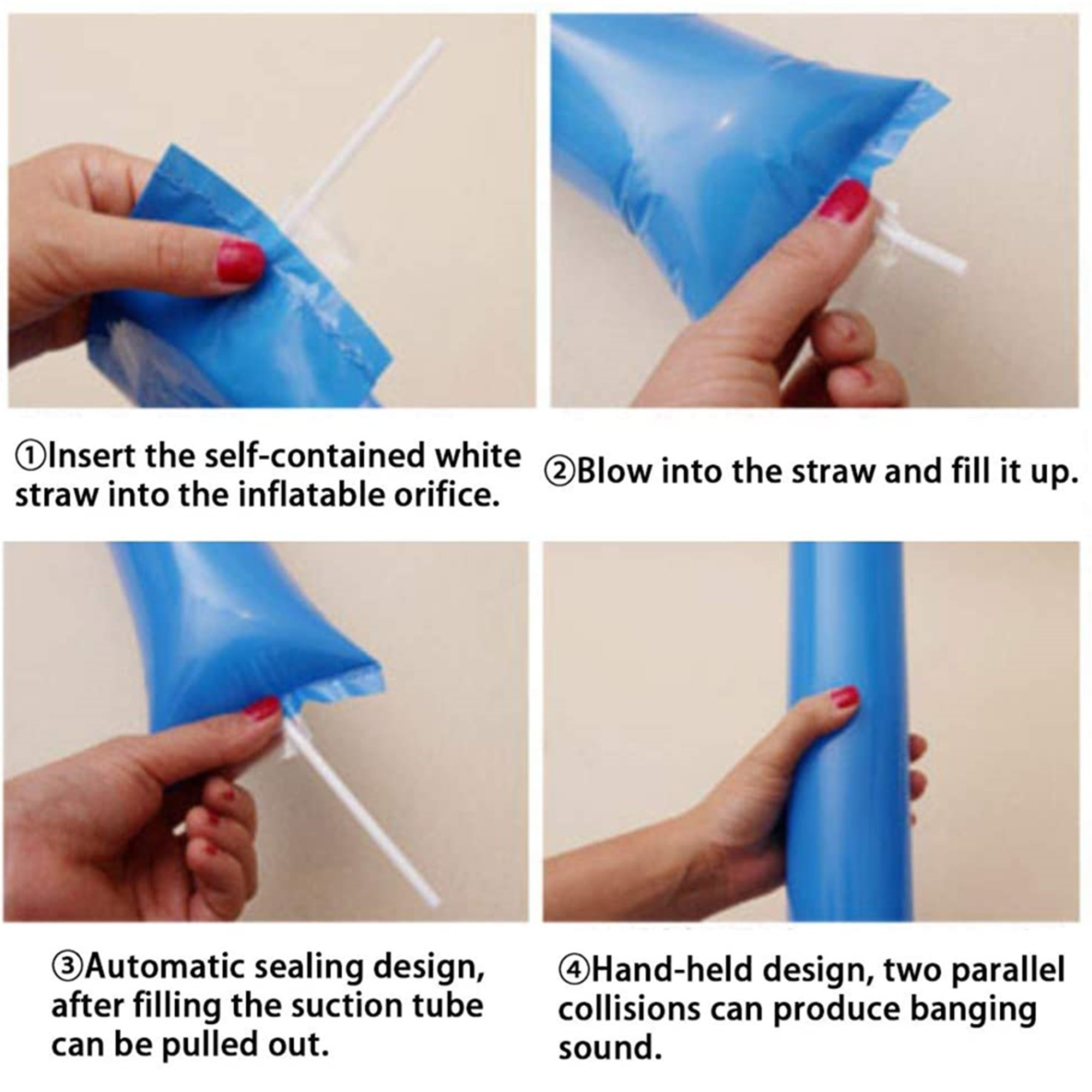 Inflatable Thunder Cheering Pair Stick 3