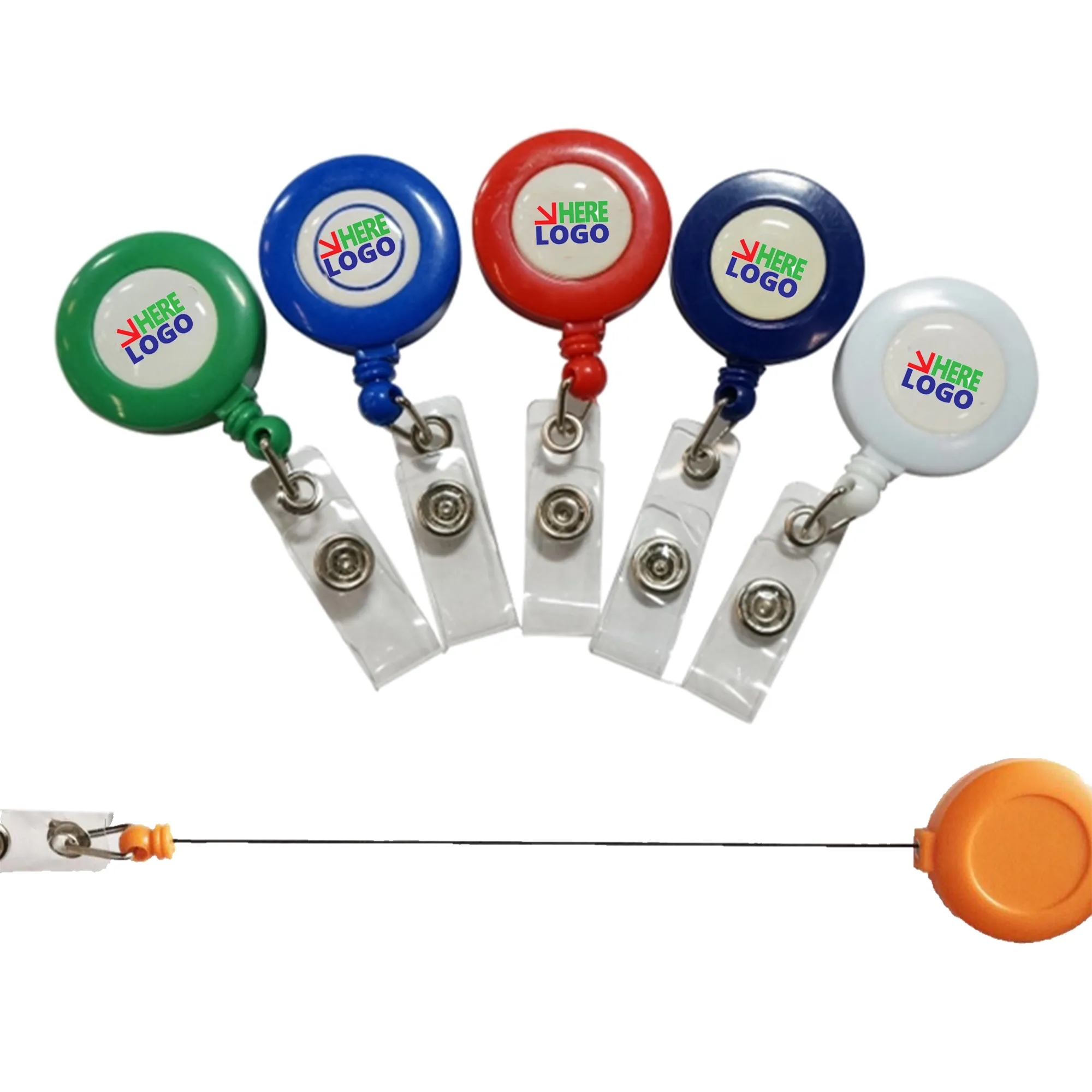 Round Retractable Reel Holder 5