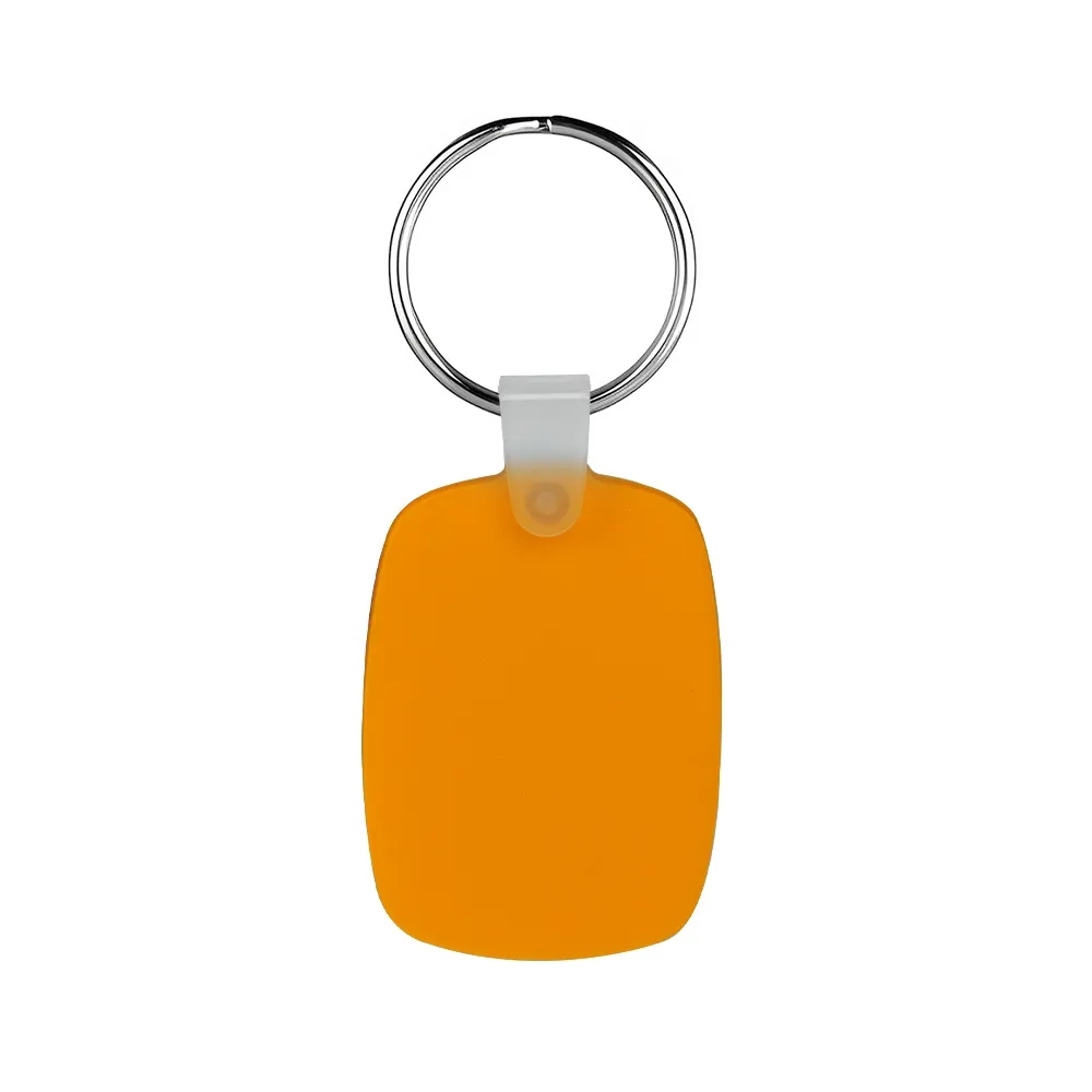 Oval Shaped Silicone Keychain 16