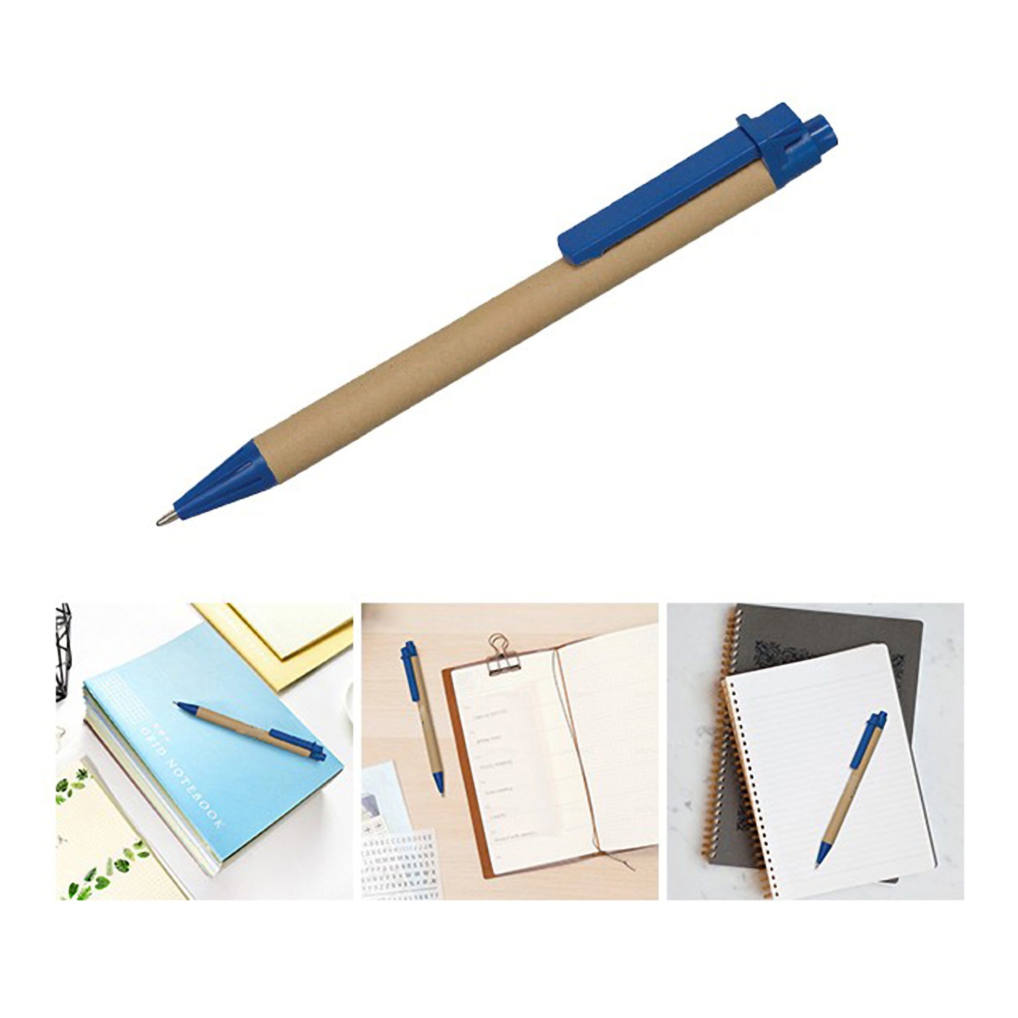 Retractable Cardboard Ballpoint Pen 2