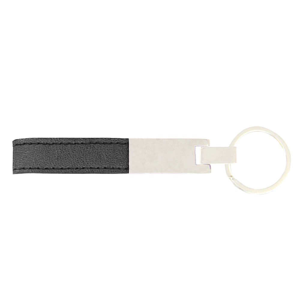 Staple Leather Strap Chrome Keychain 6