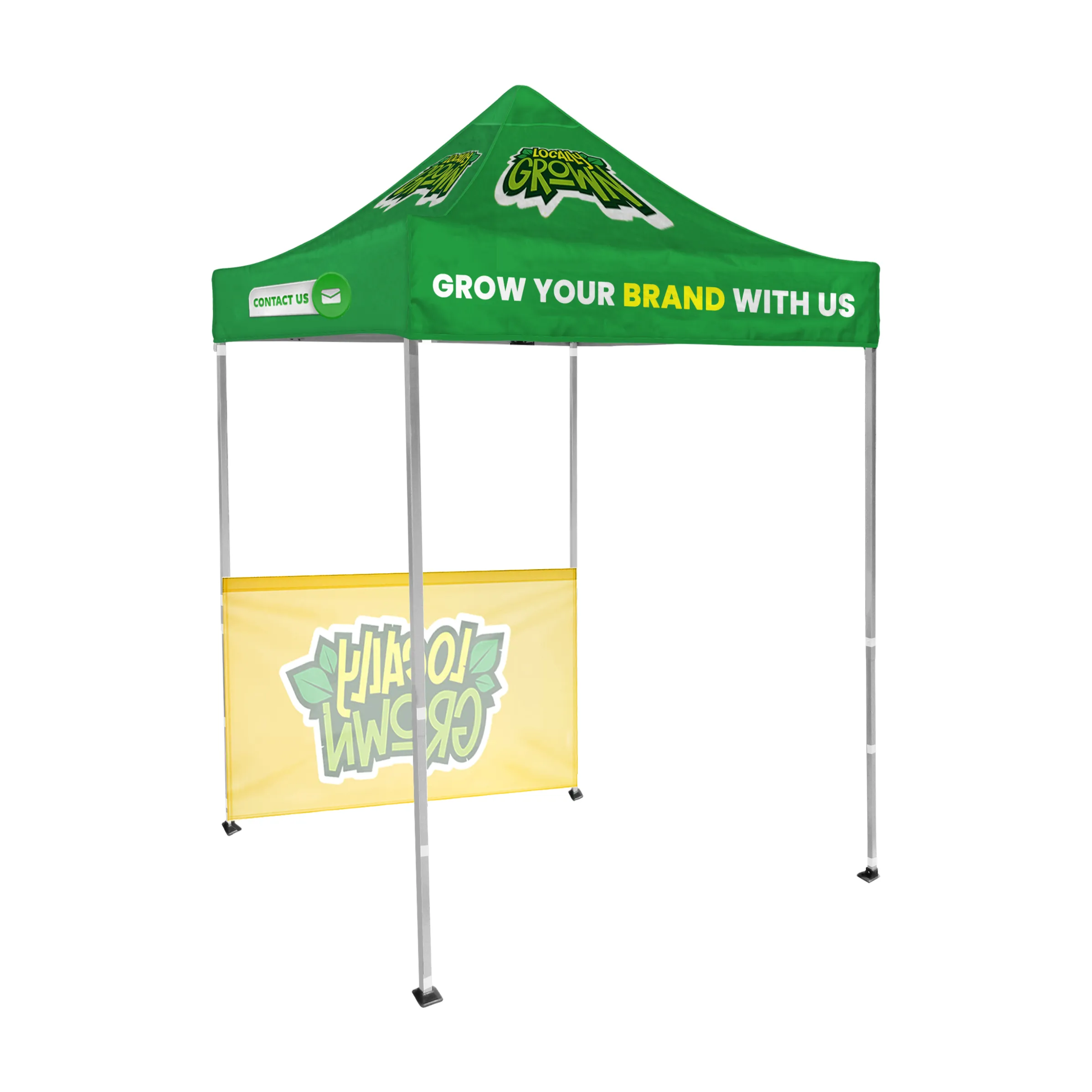 6'x6' Tent Canopy with frame and one half wall 3