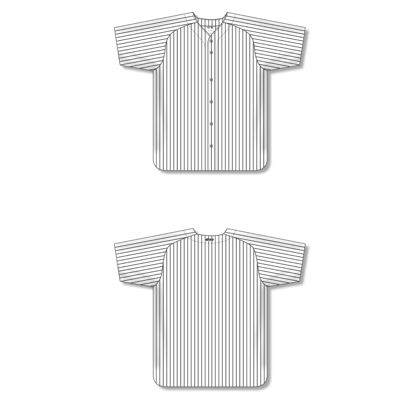 Full Button Baseball Jerseys BA524-G01 2