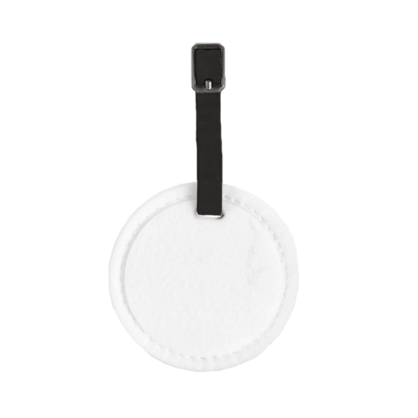 Hayes Dye-Sublimated Felt Round Luggage Tag 14