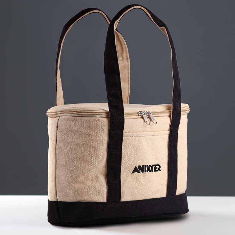 Insulated Cotton Lunch Tote 6