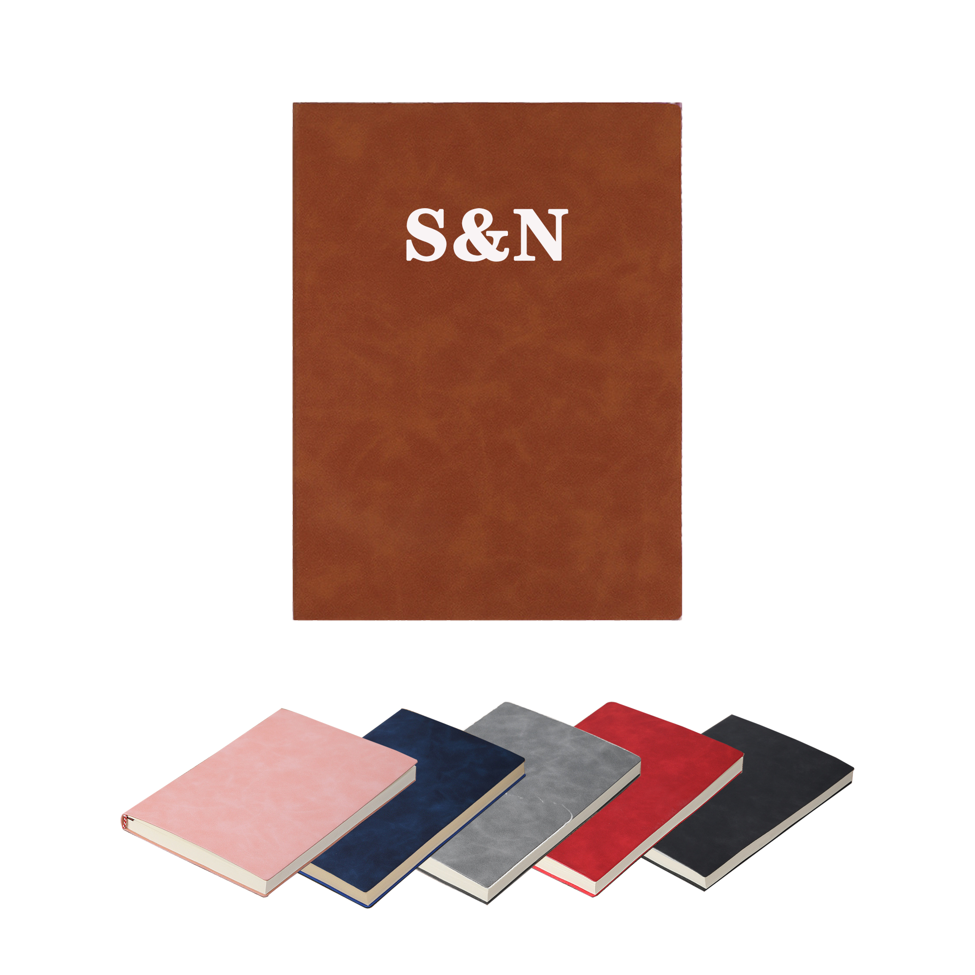 Hardcover A5 leather notebook 4
