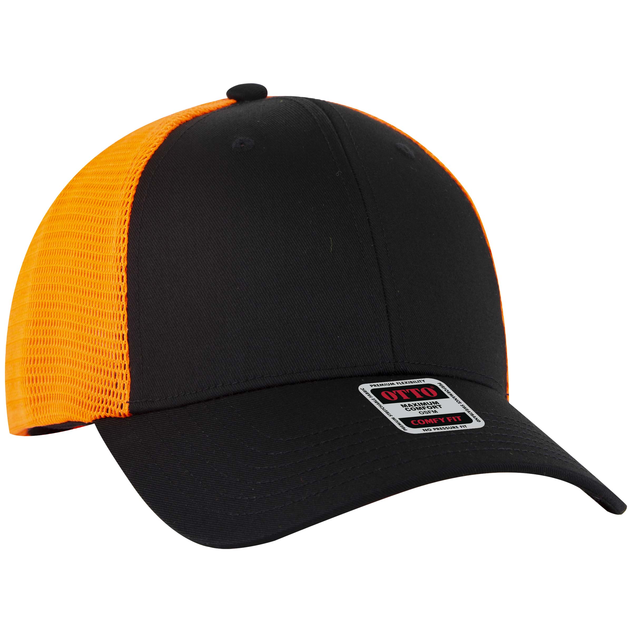 OTTO CAP® OTTO COMFY FIT® 6 Panel Low Profile Mesh Back Trucker Hat 9
