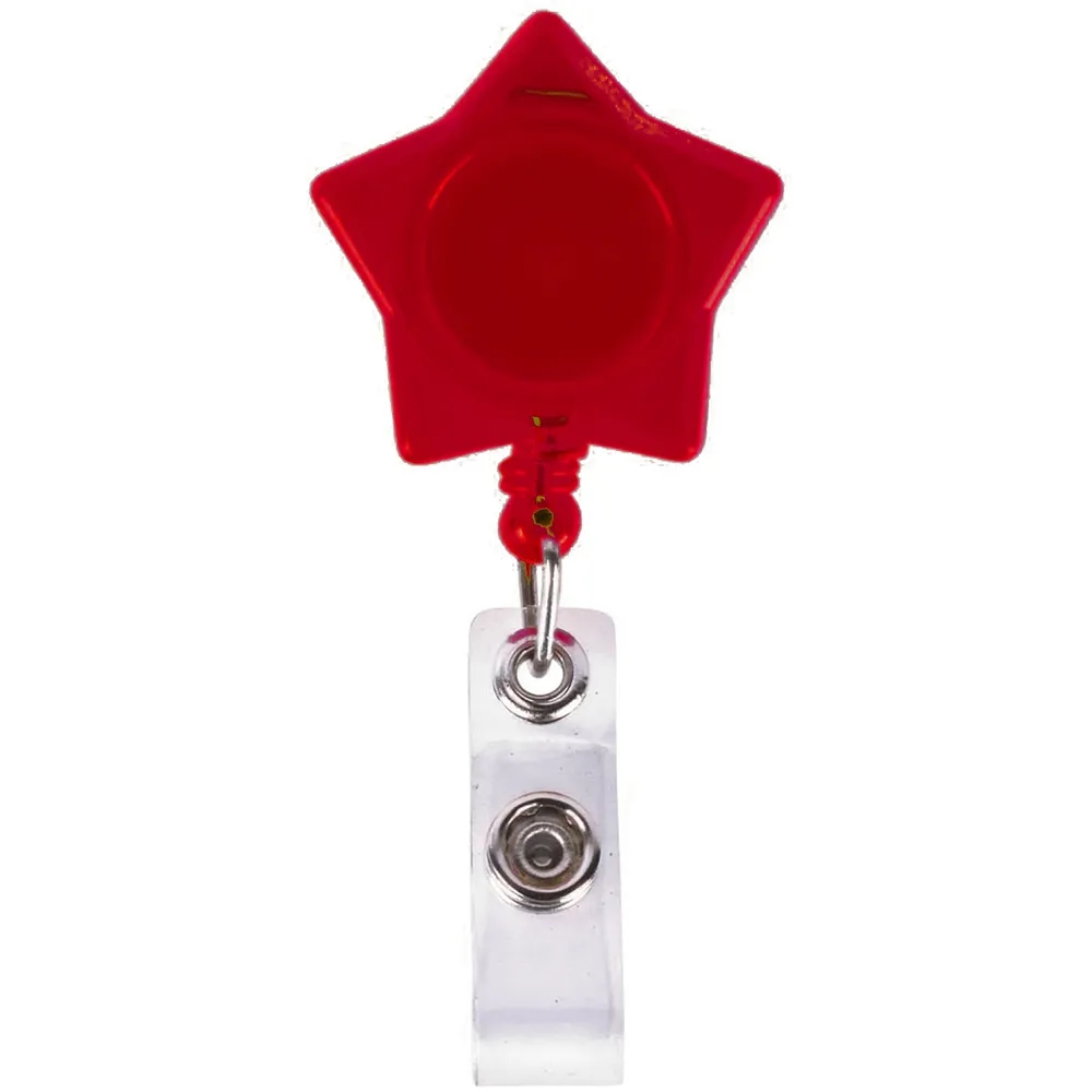 Star Shaped Retractable Badge Holder 6