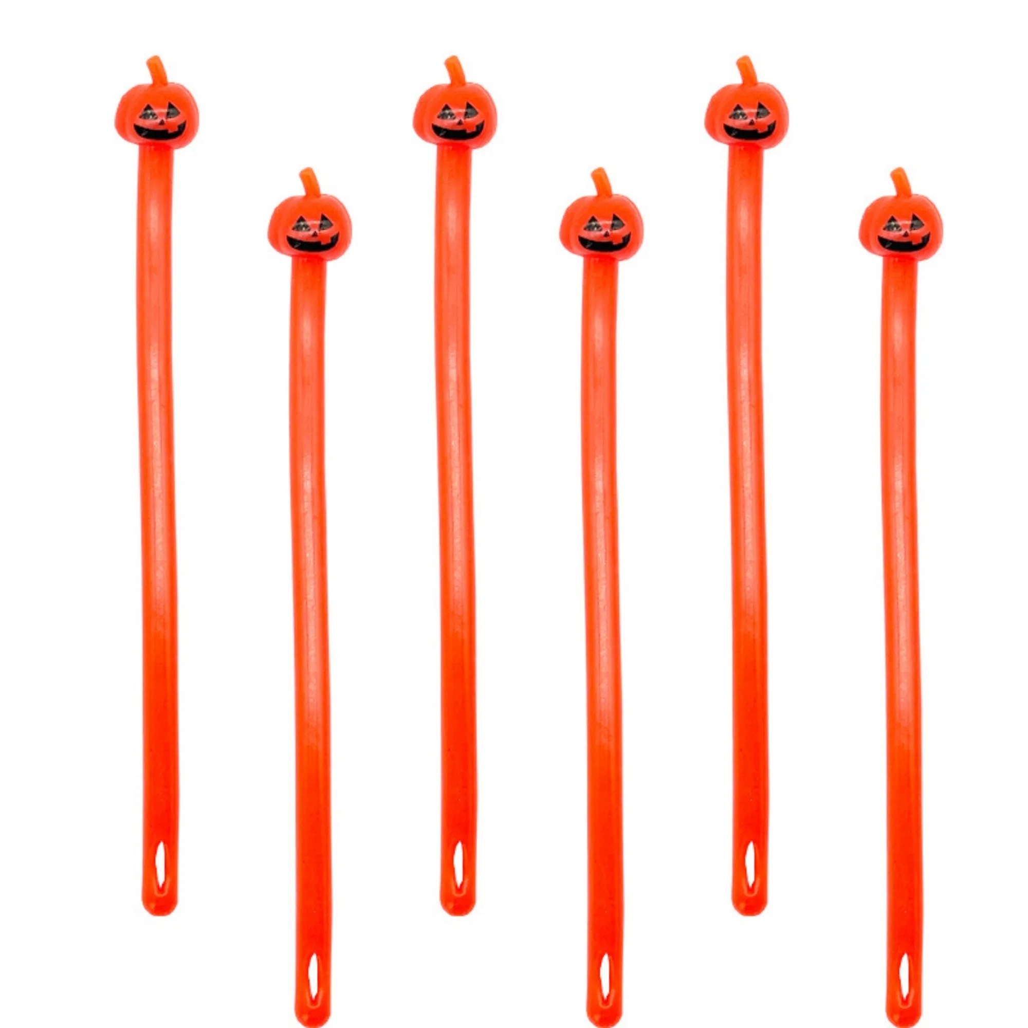MOQ Halloween TPR Rubber Stress Relief Noodle Bracelet Toy 8