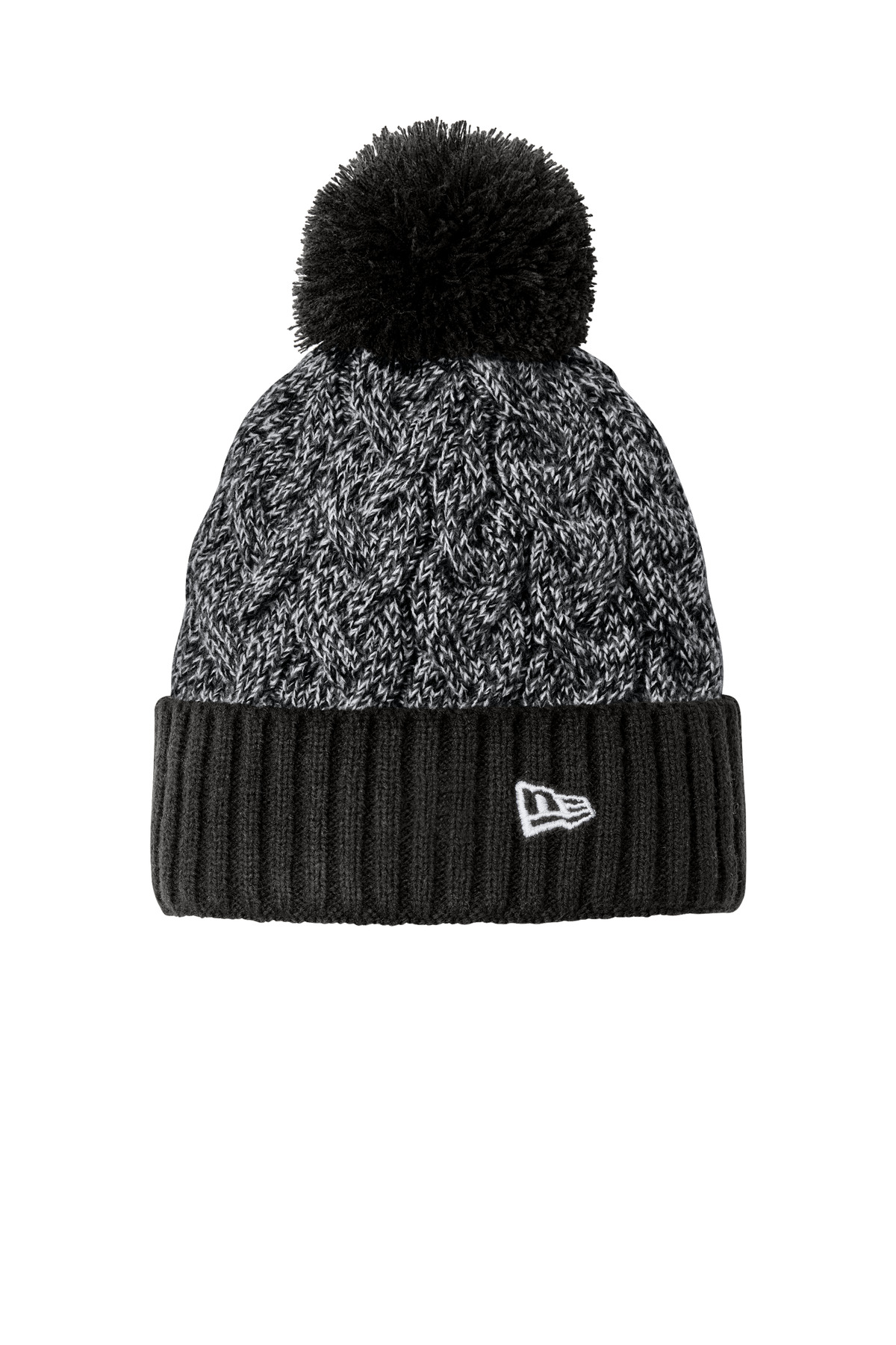 New Era Marled Knit Pom Beanie NE910 5
