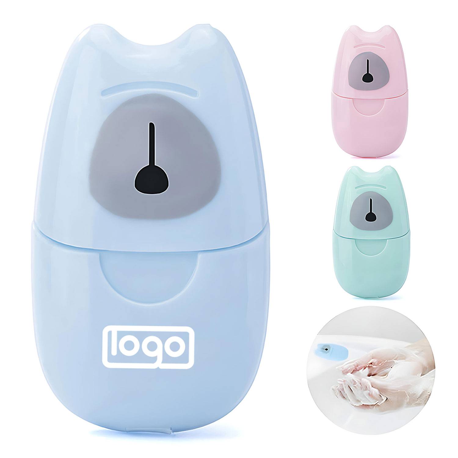 50 Pieces Portable Disposable Travel Soap Paper 1