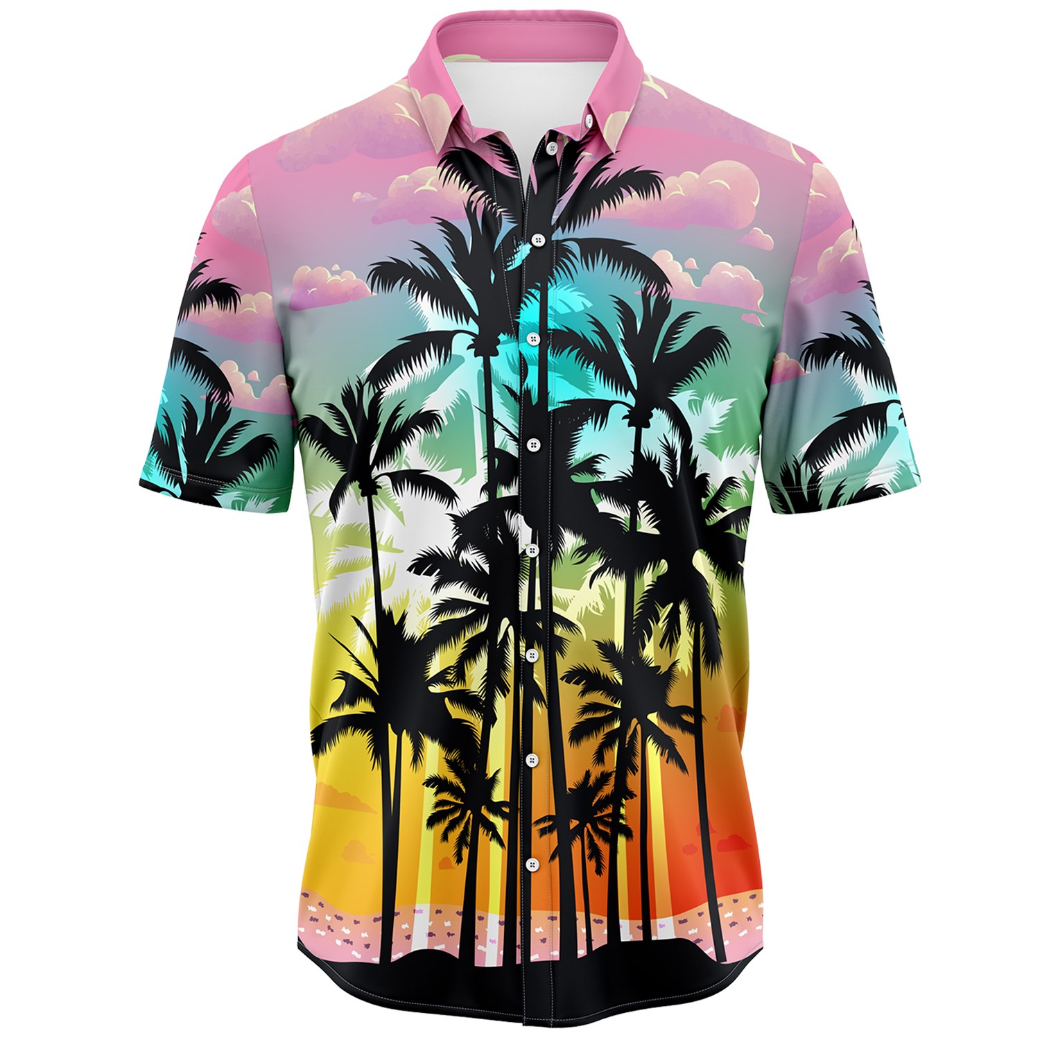 Rock'it 3-Day Unisex 135 GSM 4-Way Stretch UV Resistant Sublimation Hawaiian Shirts 13