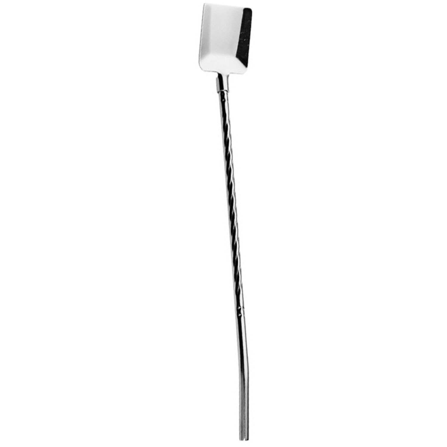 2-in-1 Stainless Steel Shovel Shape Straw Spoon 12
