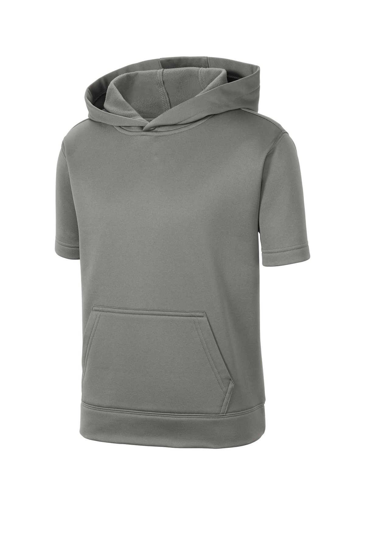 Sport-Tek Youth Sport-Wick Fleece Short Sleeve Hooded Pullover. YST251 24