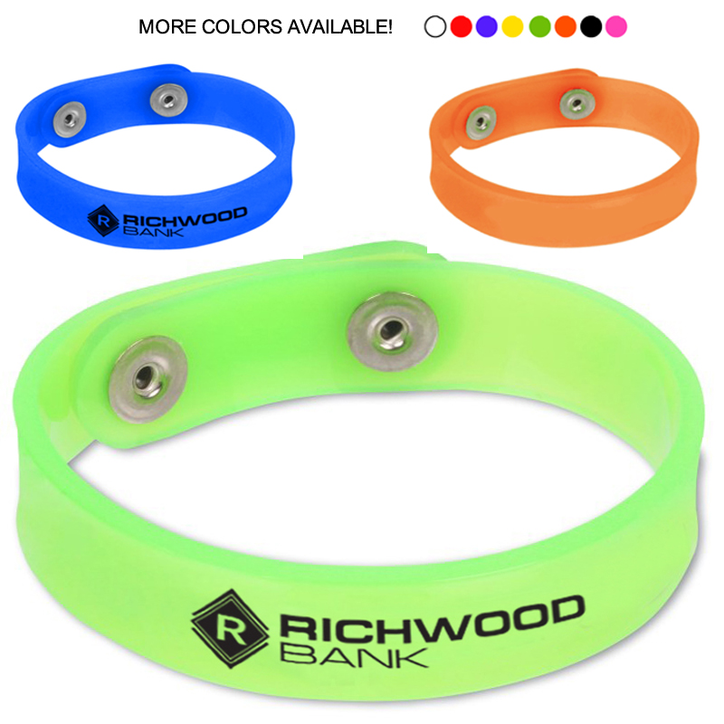 Silicone Adjustable Button Bracelet 14
