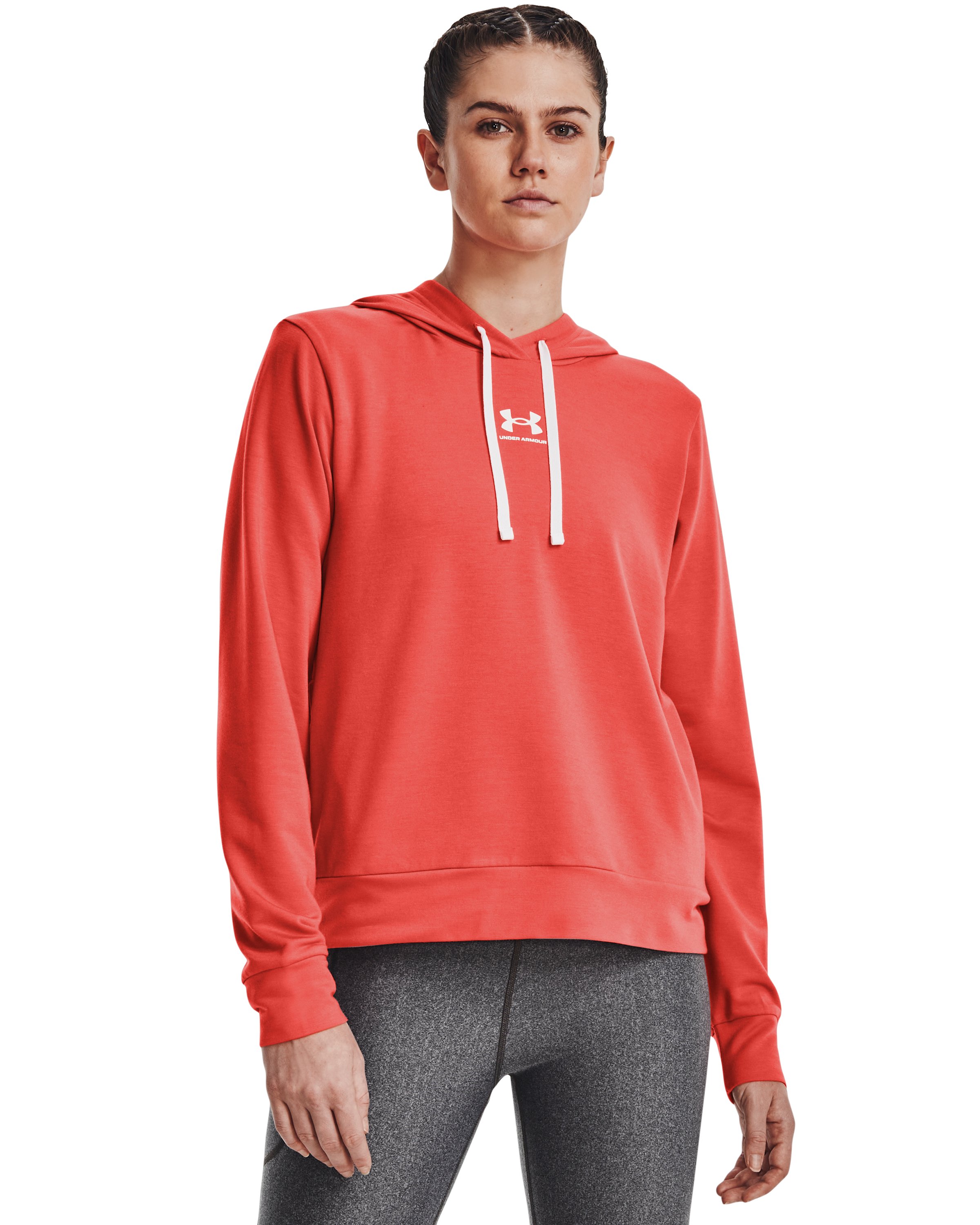 UA Rival Terry Women's Hoodie, custom hoodie or sweatshirt with logo imprint 9