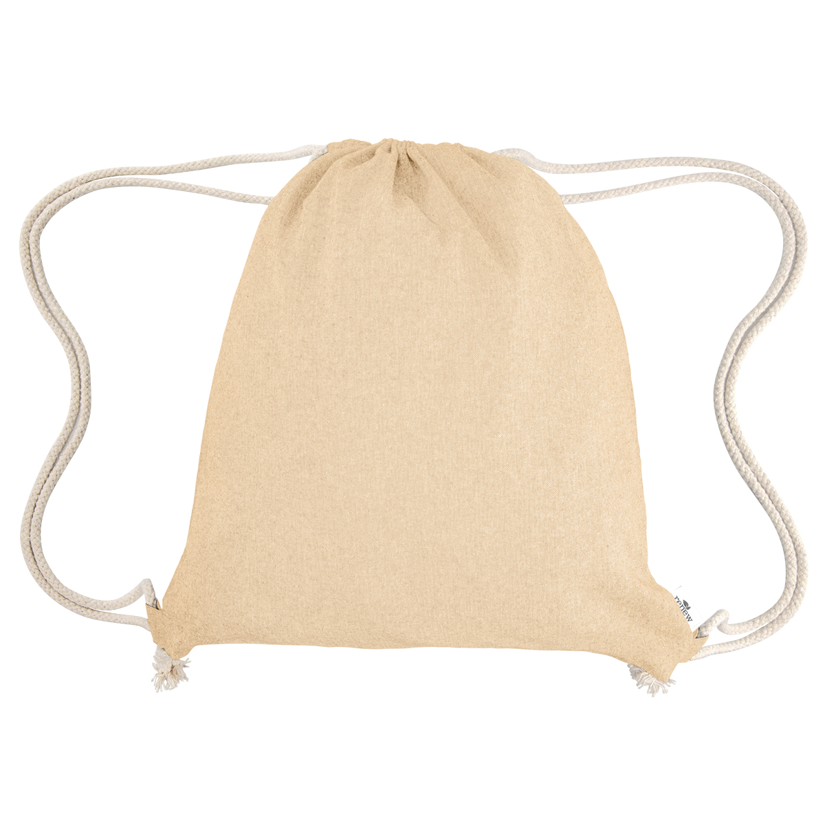Arden Recycled Cotton Drawstring Bag 1