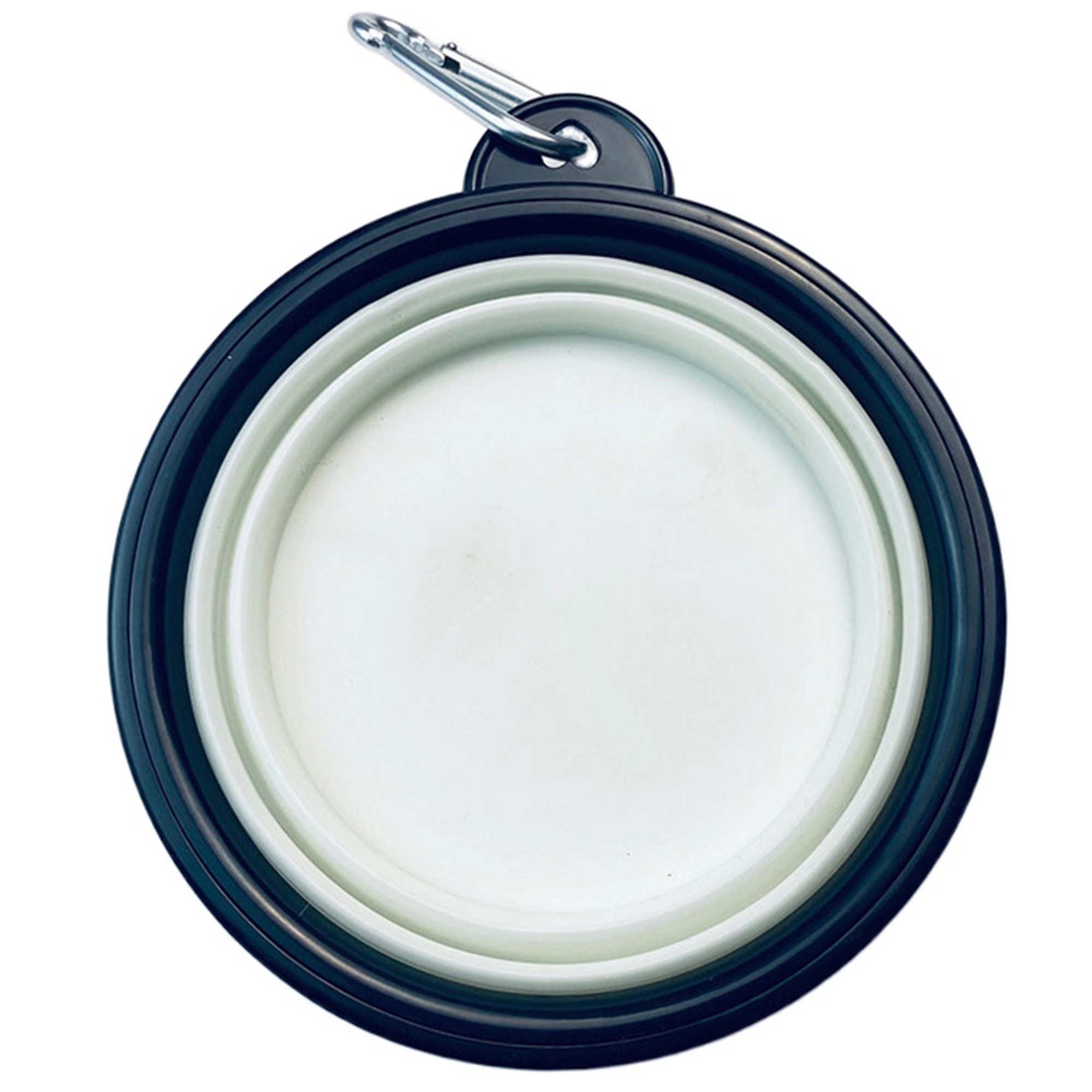 12oz Collapsible Dog Bowl with Carabiner 2