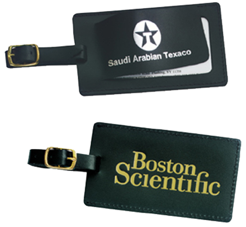 New Englander Leather Baggage Tag