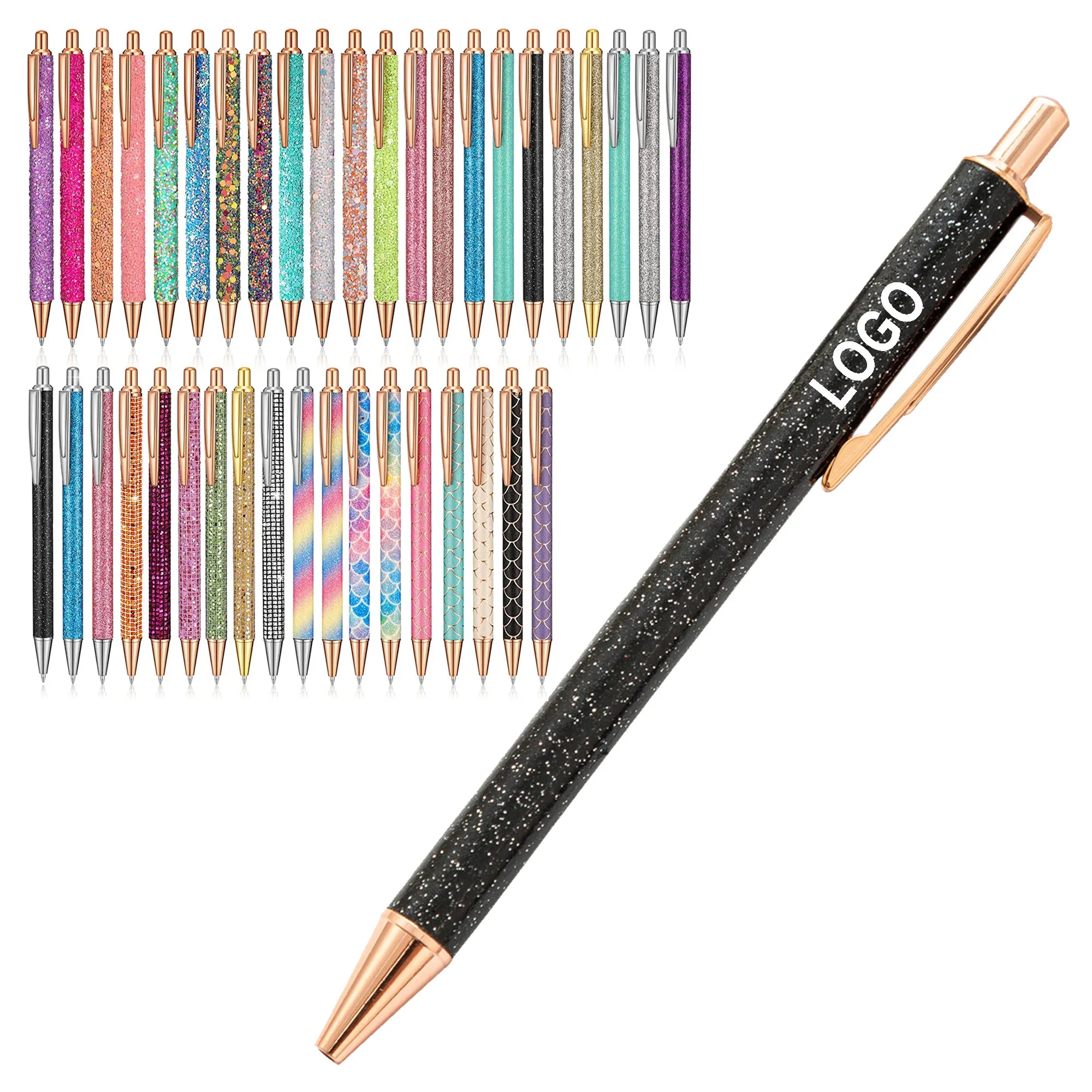 Glitter Colorful Ballpoint Pens 3