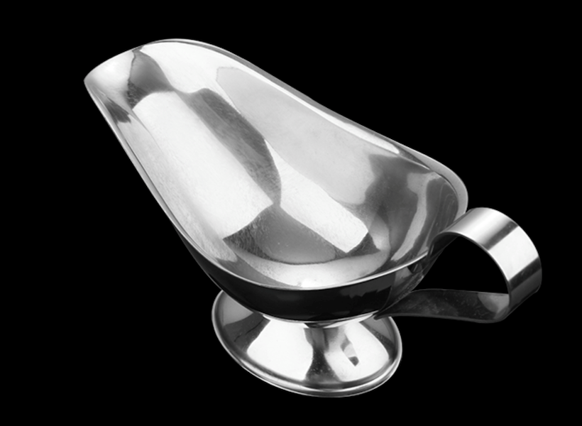 3oz Stainless Steel Sauce Boat 6