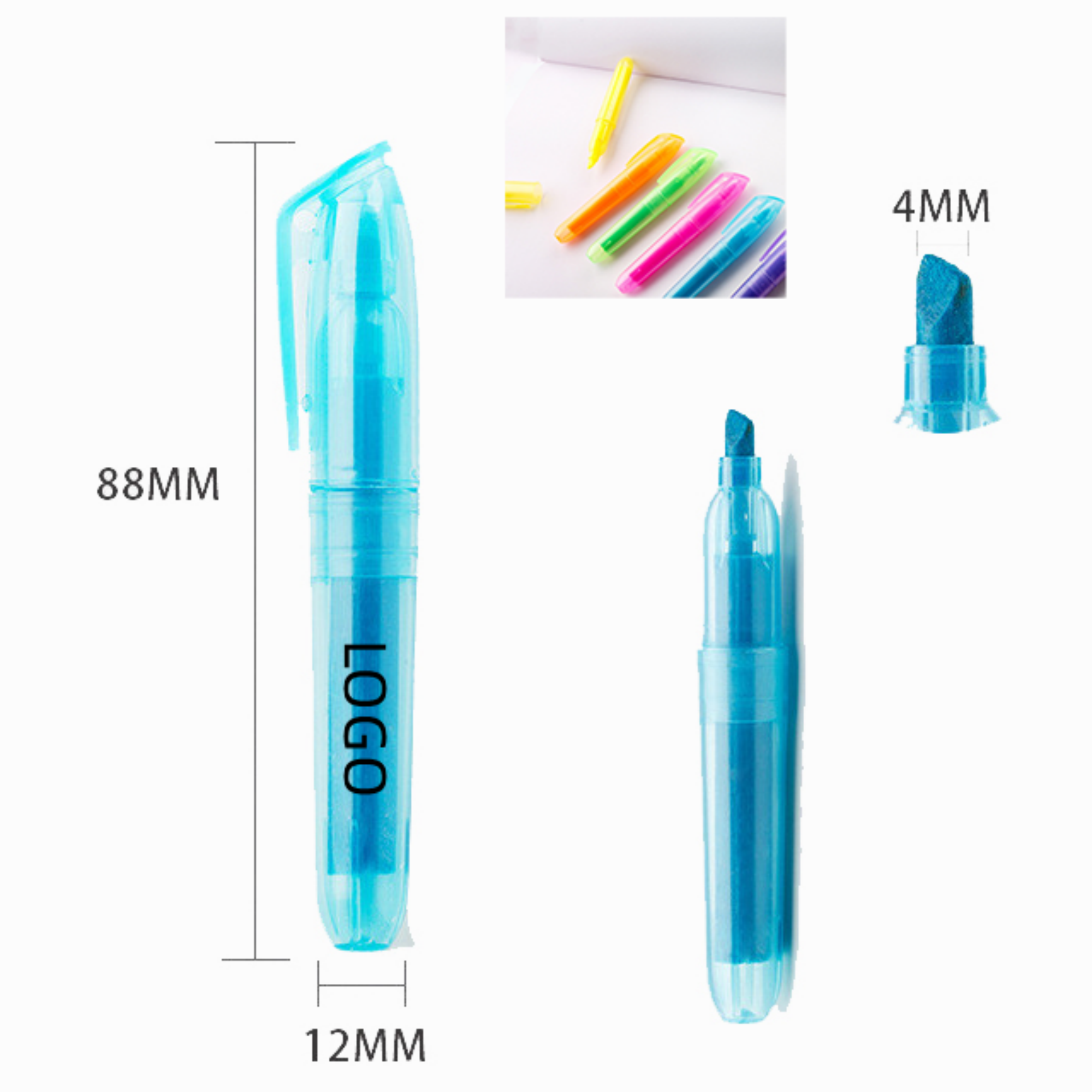 Chisel Tip Marker Pen MOQ 100PCS
