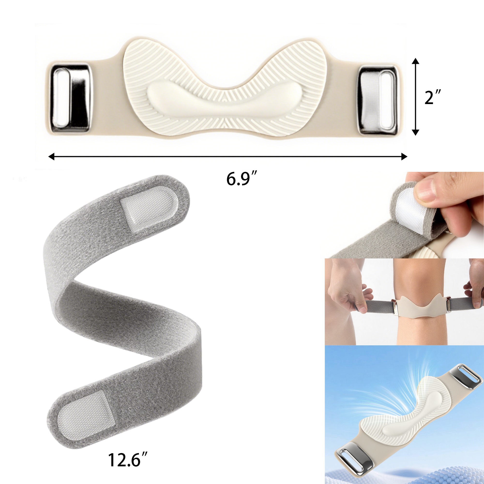 Silicone Patella Strap With Airbag MOQ 50 4