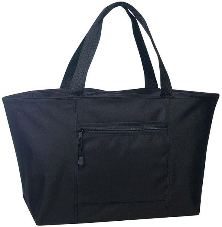 Poly Zippered Tote Bag, custom tote bag with logo imprint 3