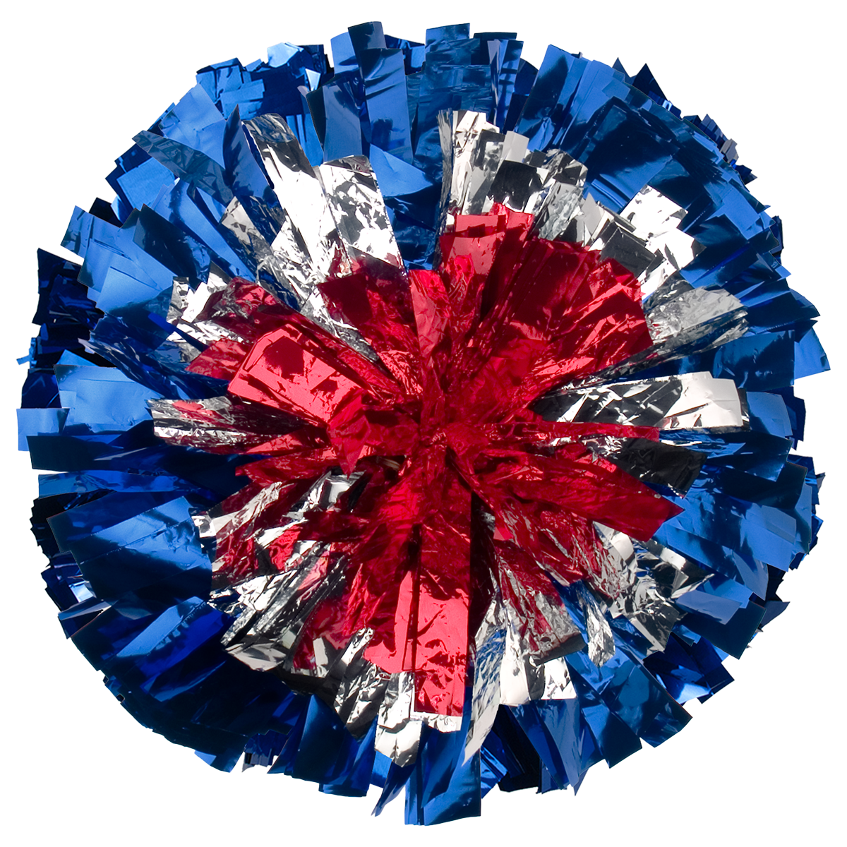 Custom Metallic Show Pom - Bullseye Style 38