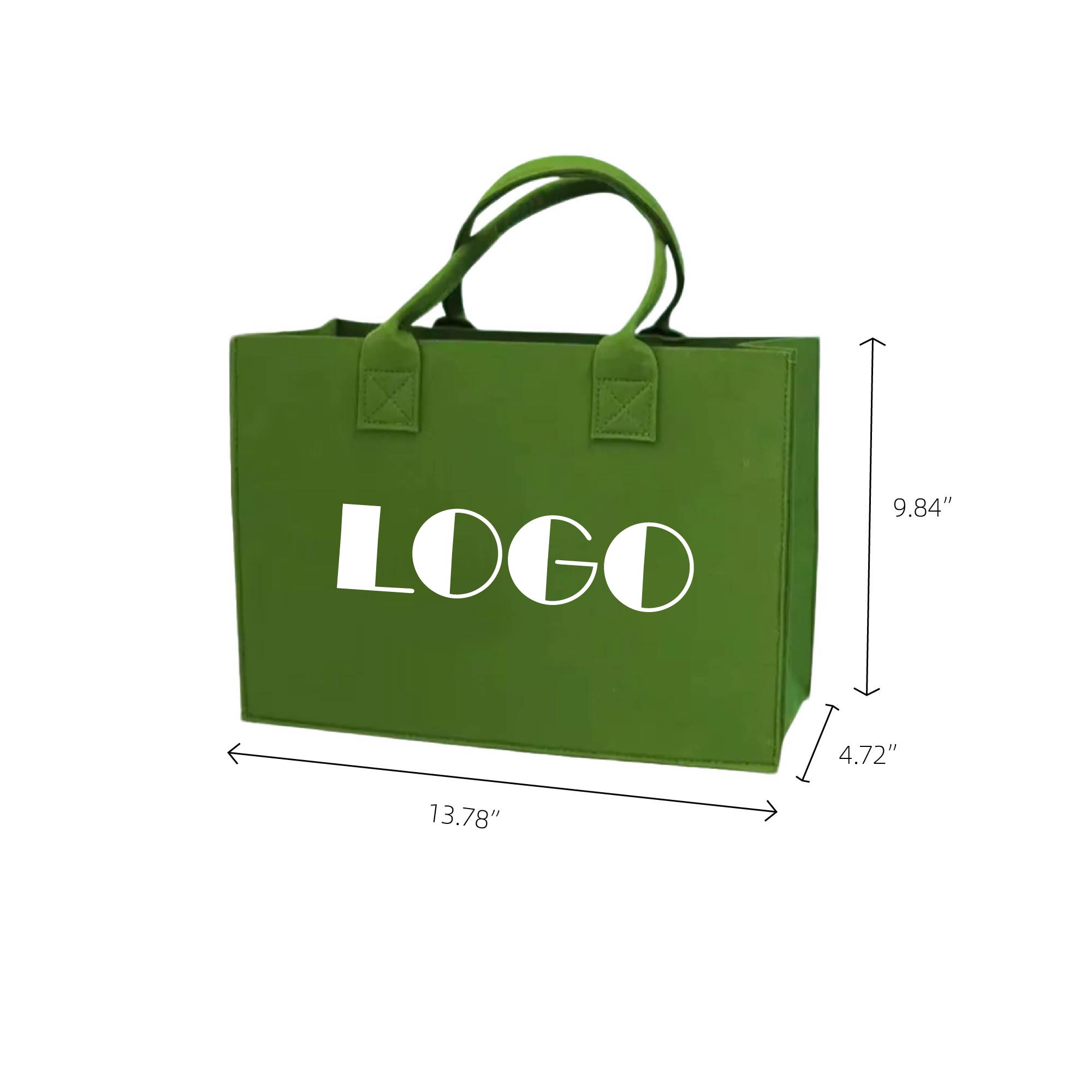 MOQ 10pcs Felt Tote Bag 1