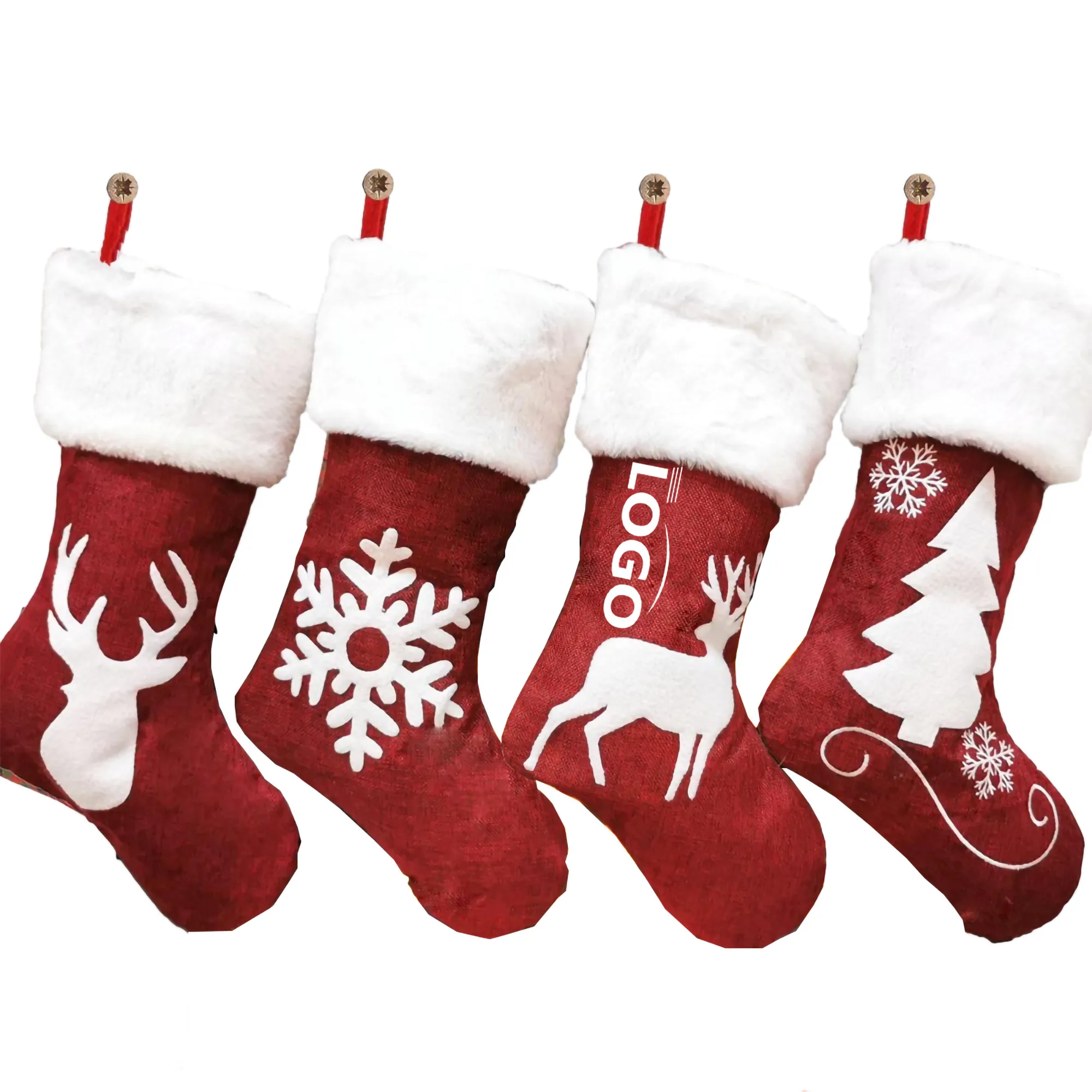 Christmas Stockings Candy Gift Bags MOQ 100PCS 3