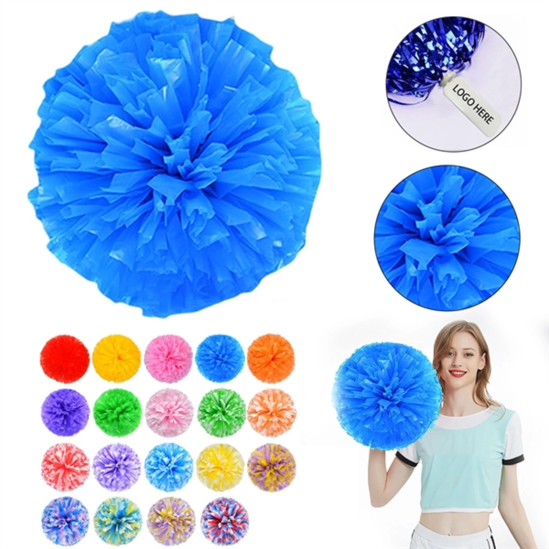 Matte Cheerleaders Pom poms
2