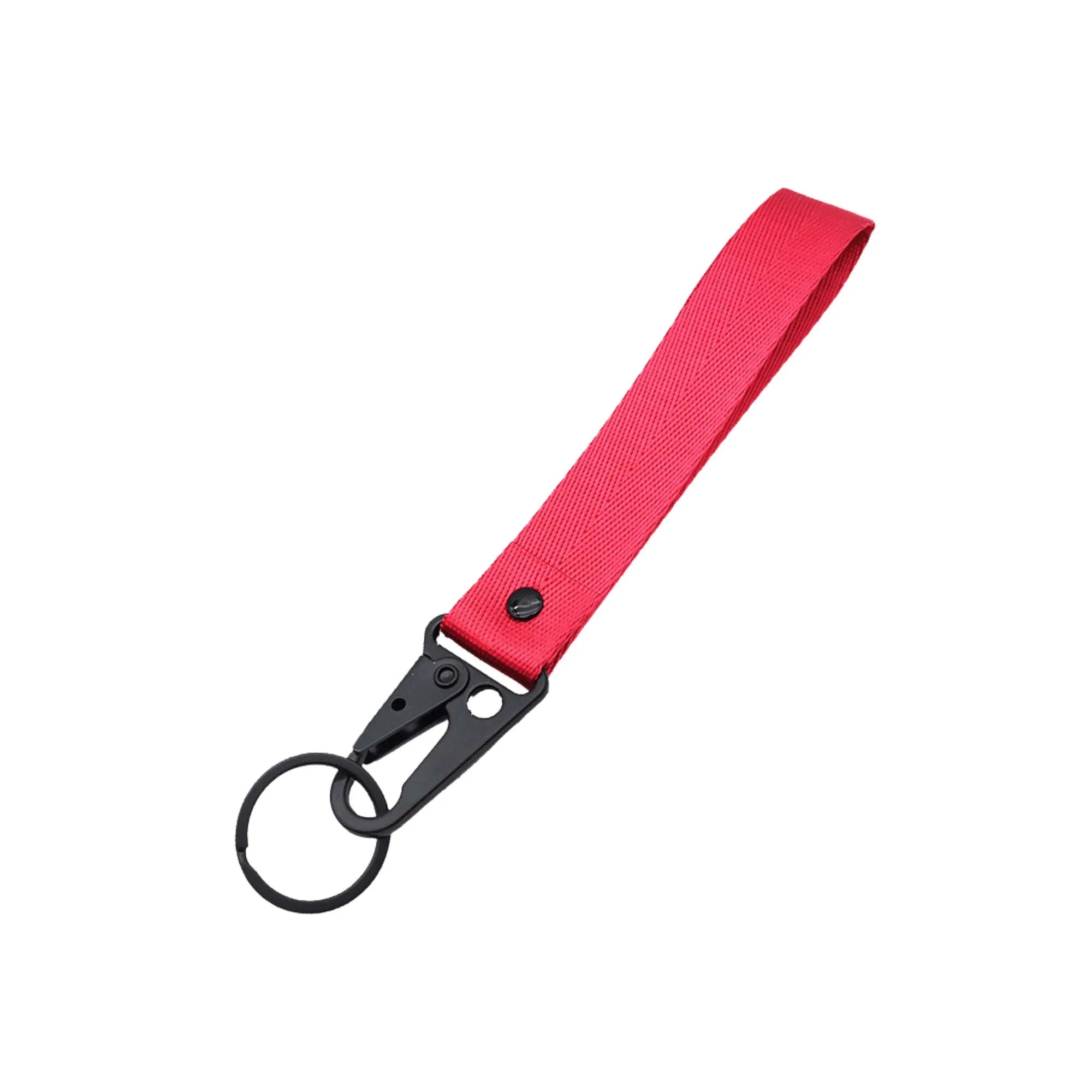 Sublimation Logo Polyester Keychain Lanyard with Buckle 3