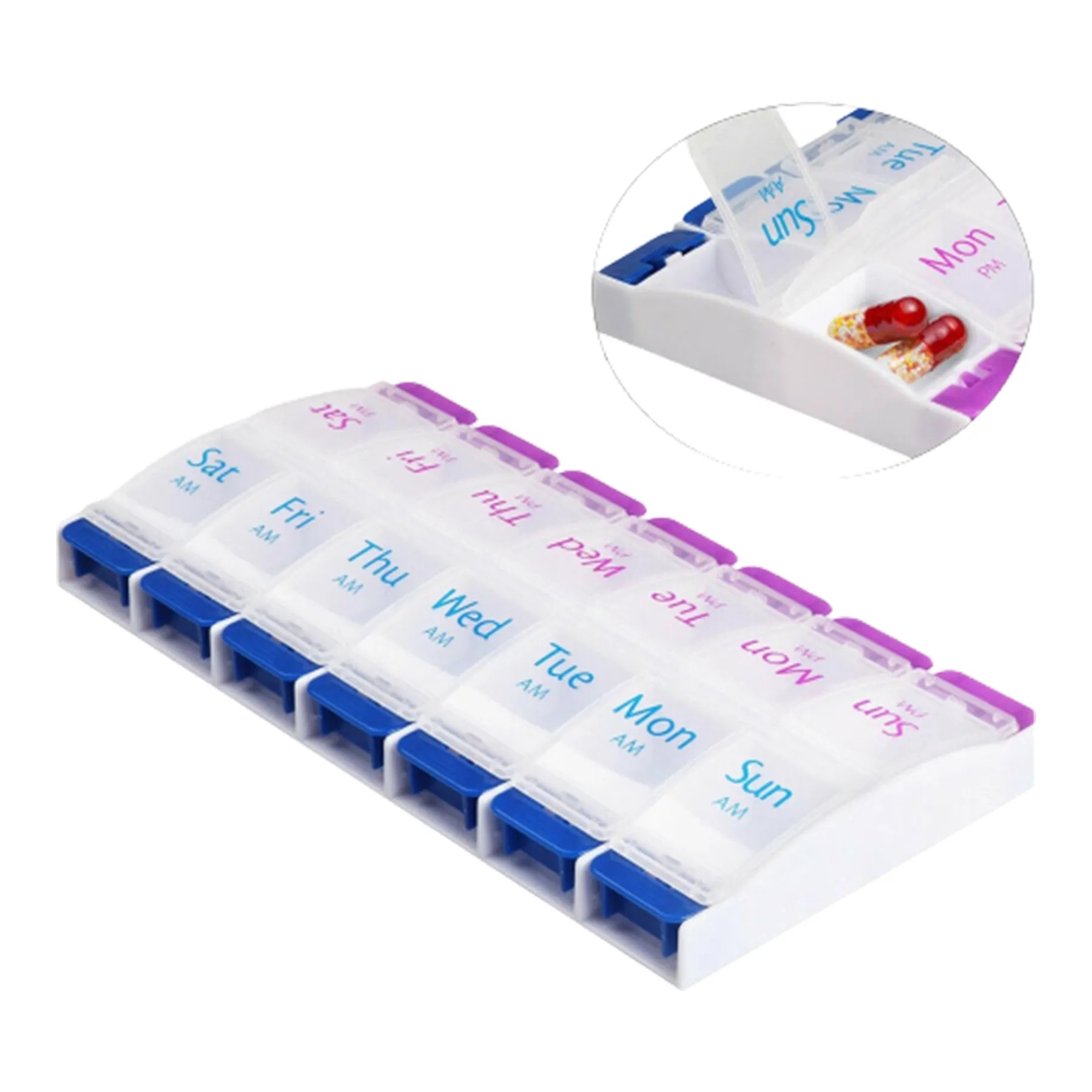 Weekly Press Type Medicine Box 1
