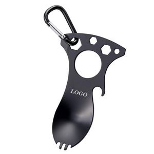Tactical Spork With Carabiner 2