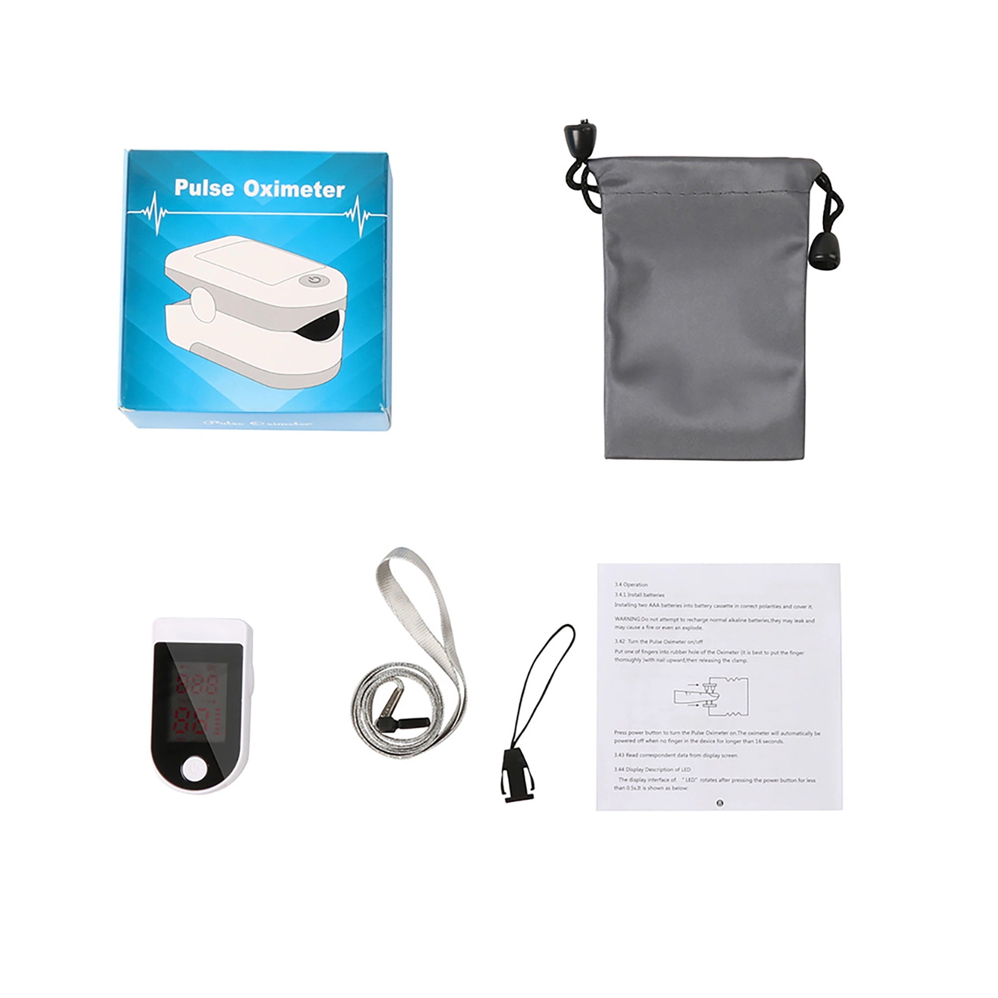 LED Pulse Fingertip Oximeter 2