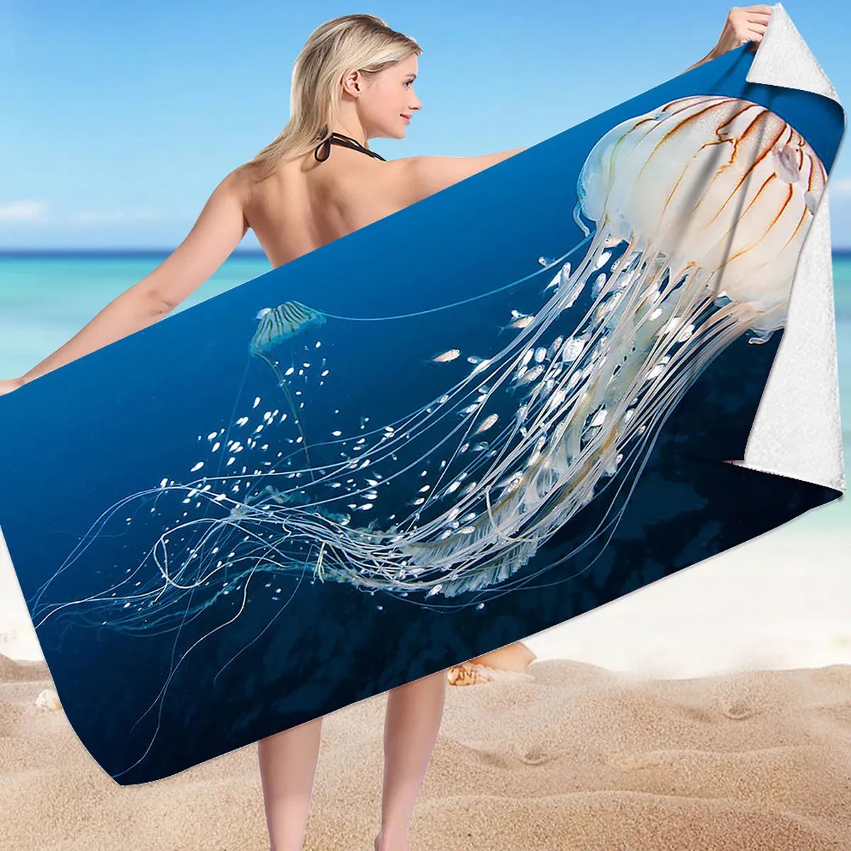 Sublimation Oversized Beach Towel 4