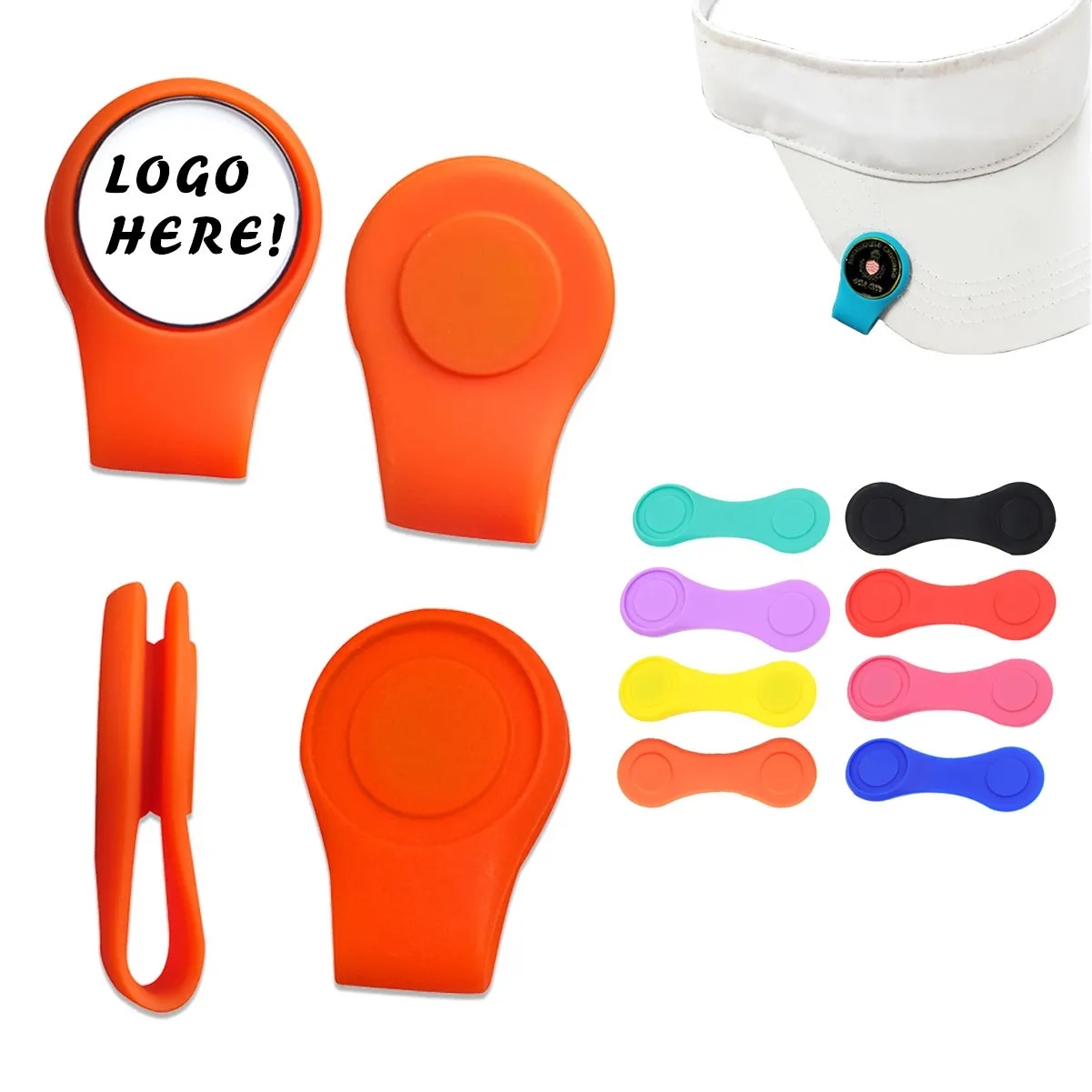 Silicone Ball Marker Hat Clip 3