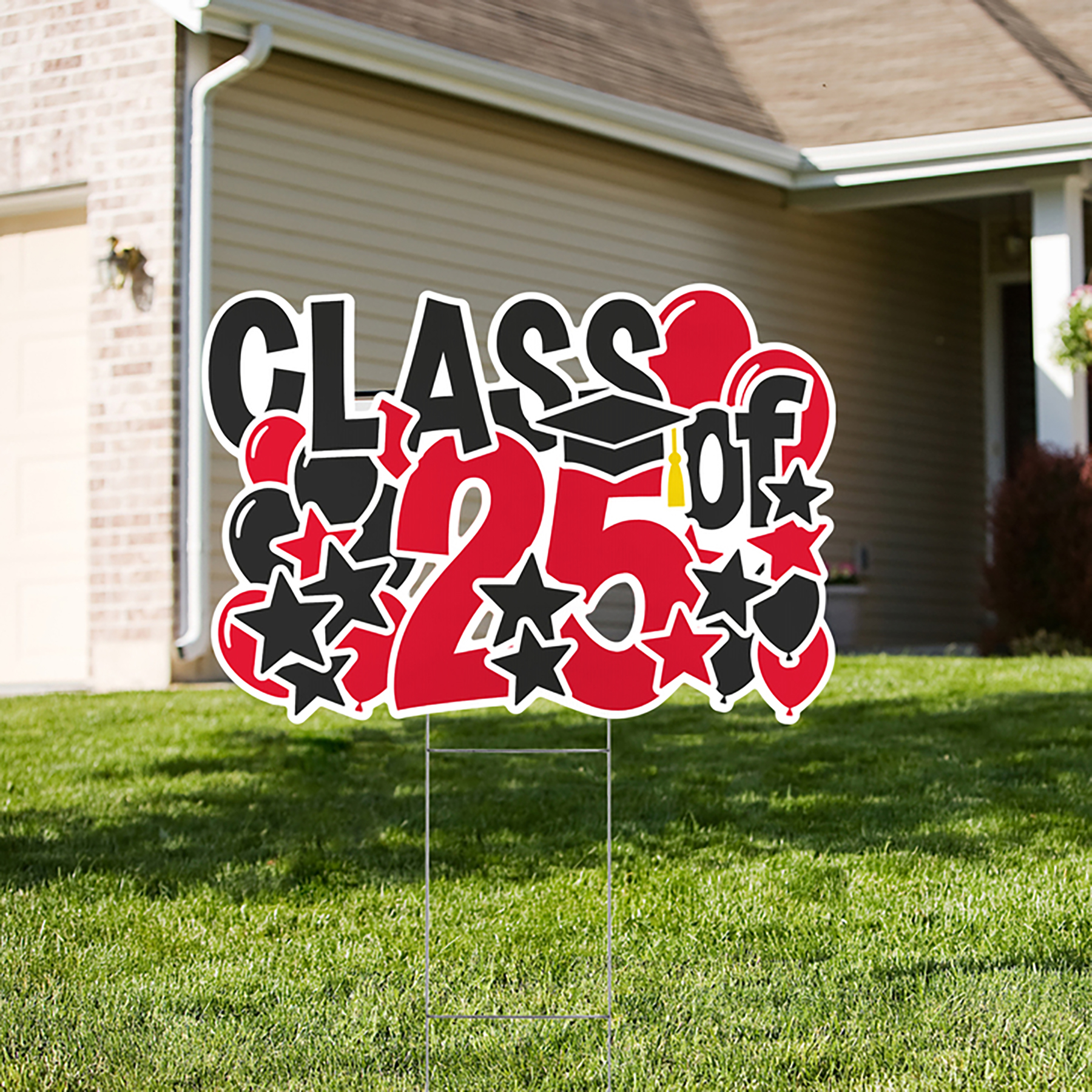Bursting Achievement Yard Sign - 2025 2