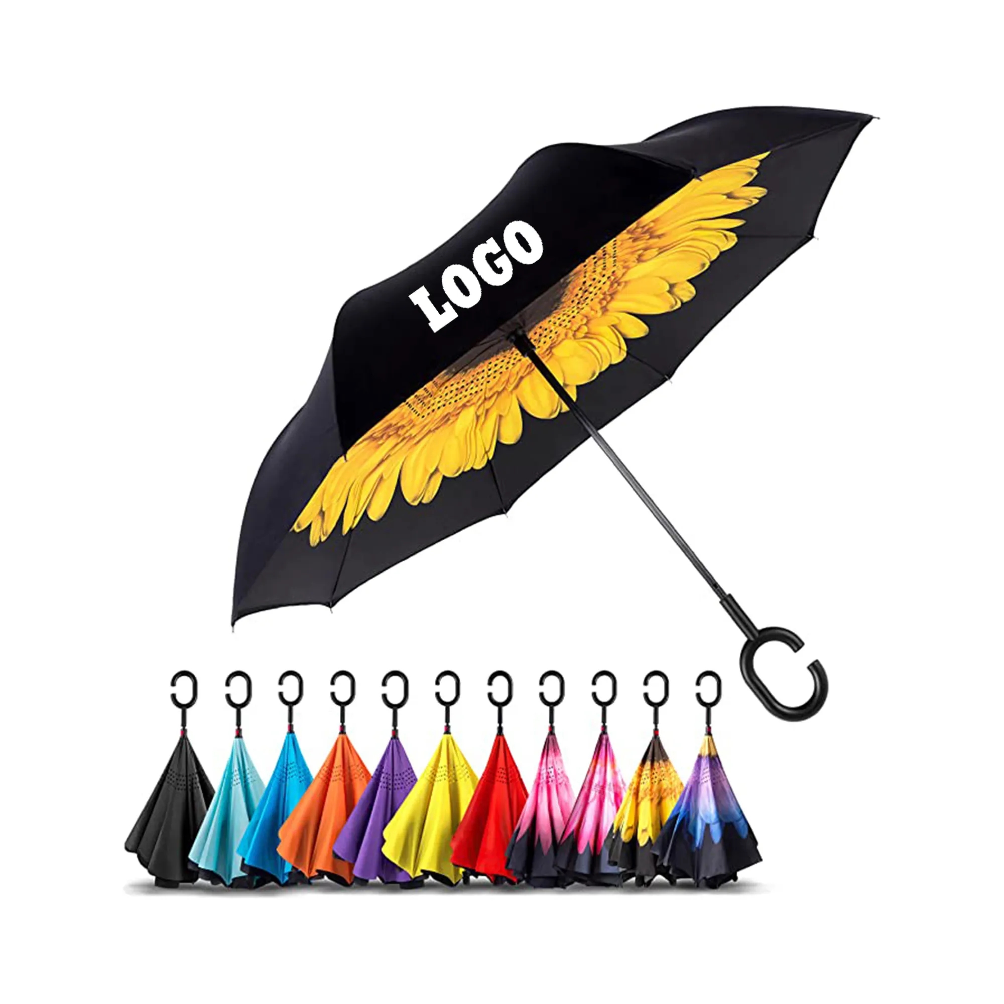 Inverted Reverse Upside Down Umbrella 4
