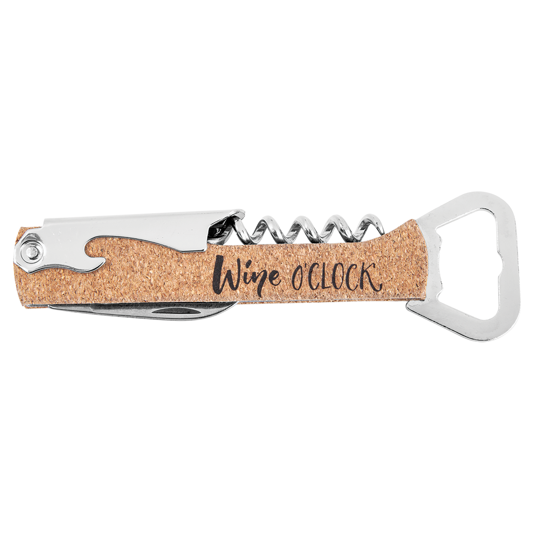 Laser Engraved Leatherette Wine Bottle Opener 14
