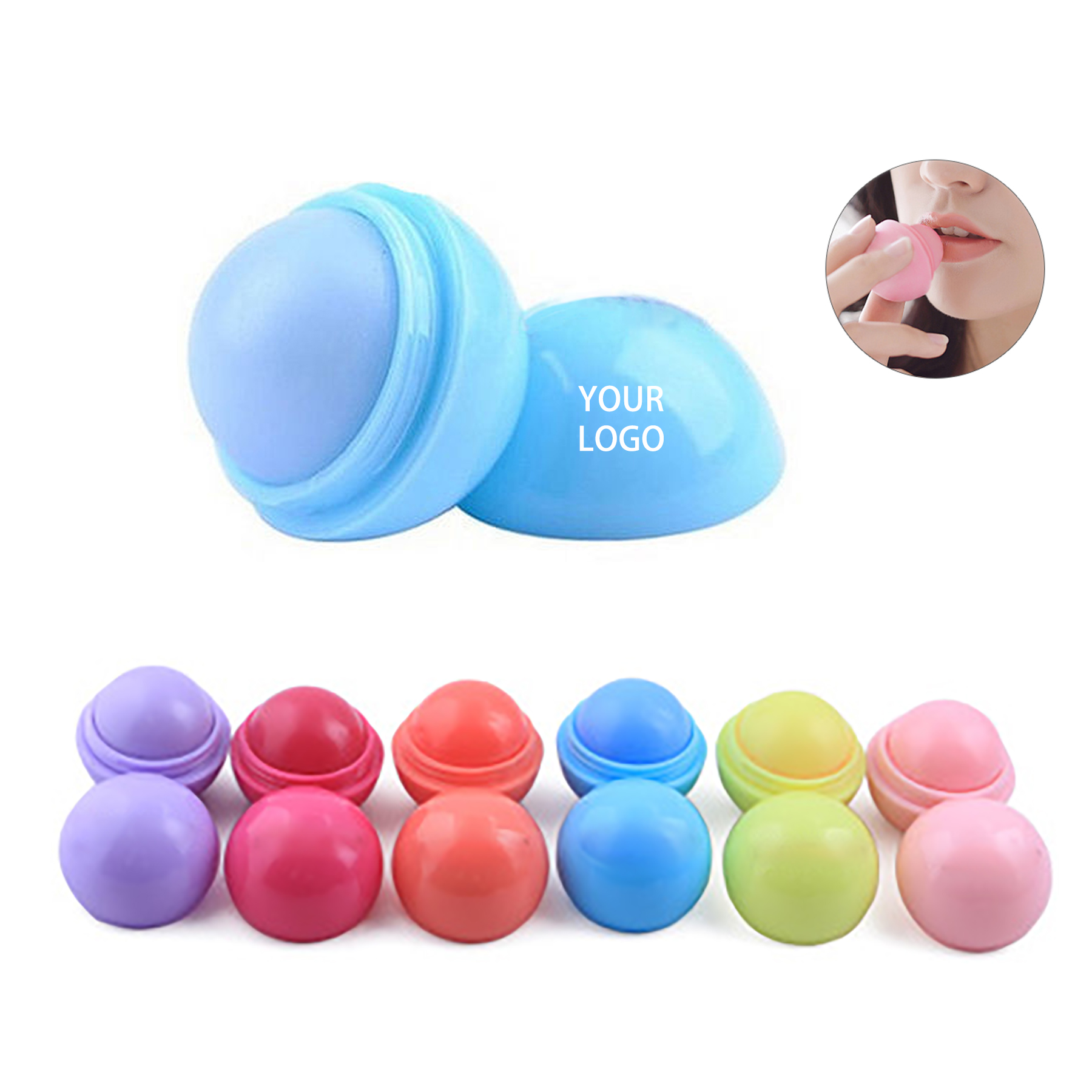 Round Ball Smooth Lip Balm 1