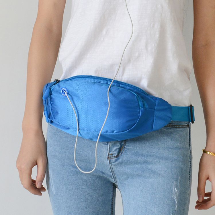 Large Crossbody Fanny Pack with 3-Zipper Pockets 2