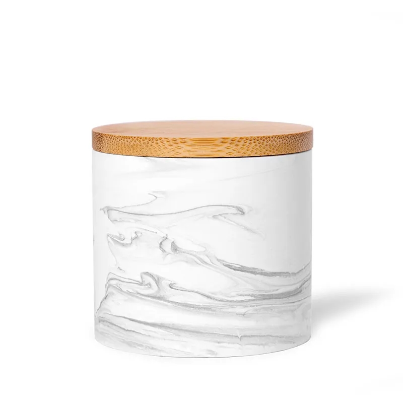 ZenGlow Soy Candle in Plaster Jar 2